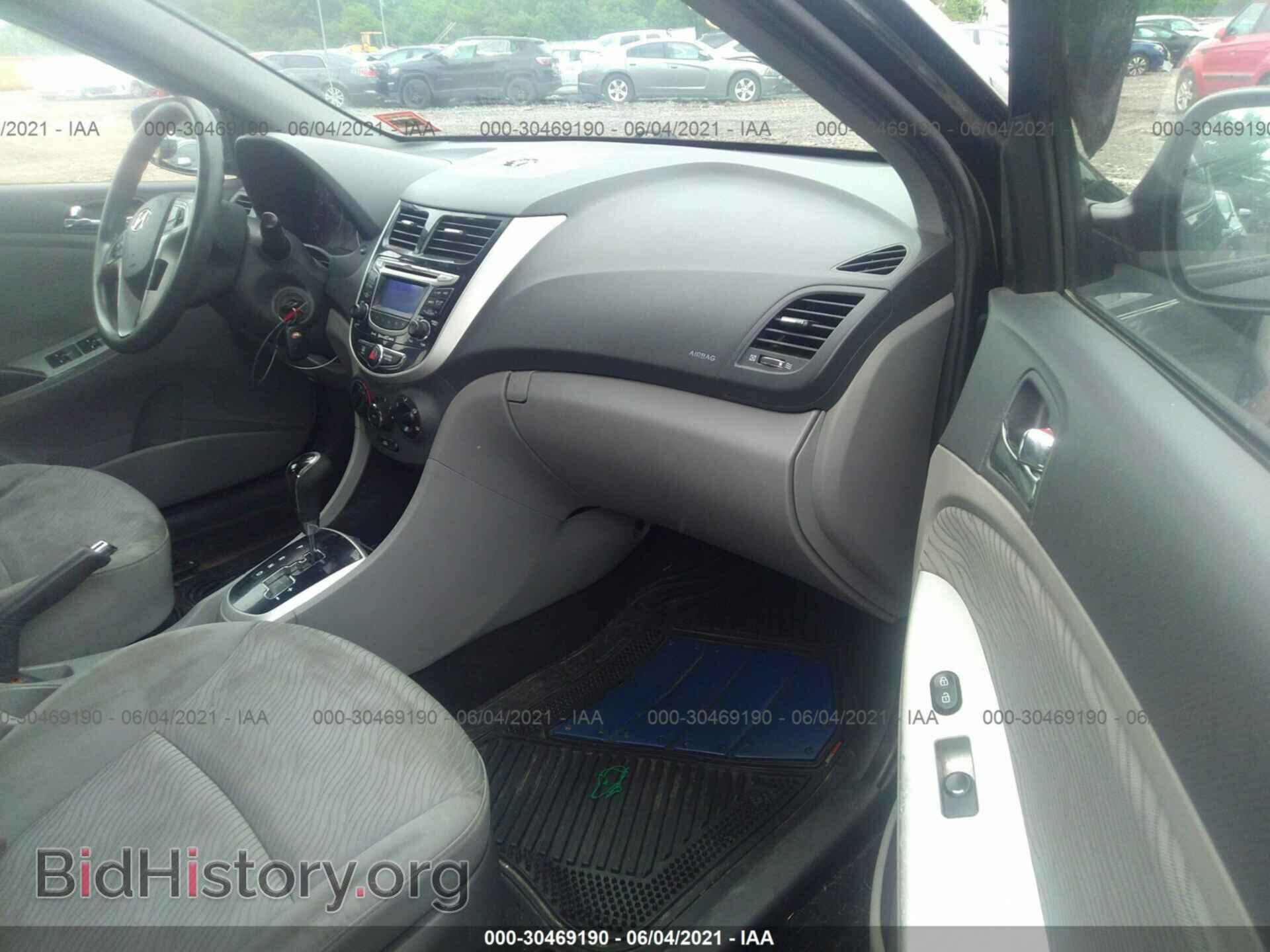 2013 HYUNDAI ACCENT - VIN: KMHCU4AE1DU341498 - Фото 5
