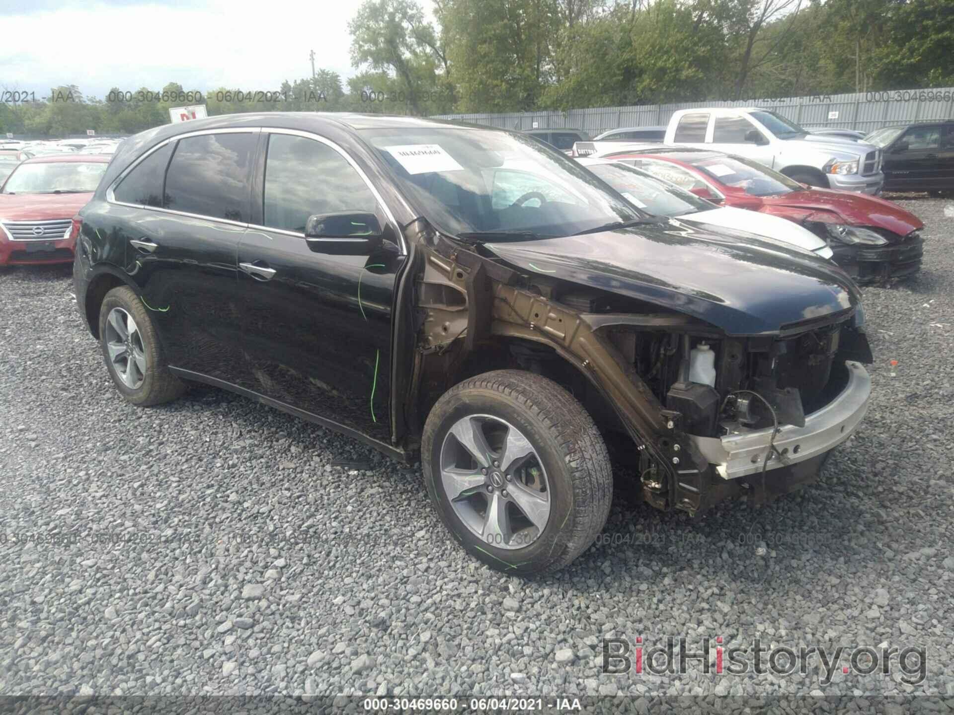 Photo 5FRYD4H28GB028661 - ACURA MDX 2016