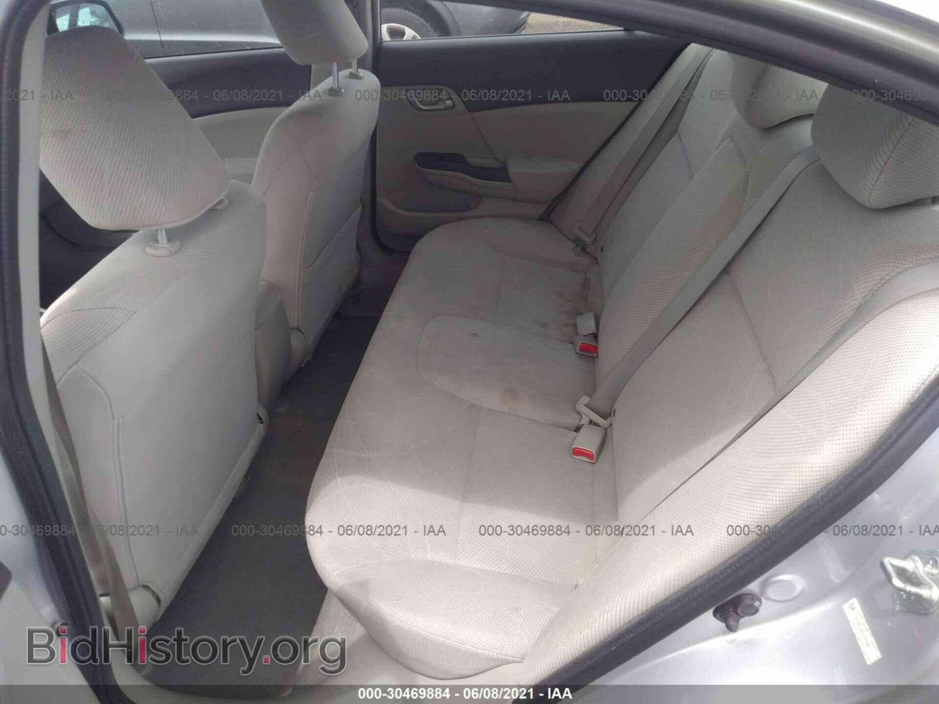 2012 HONDA CIVIC SDN - VIN: 19XFB2F50CE107550 - Фото 8