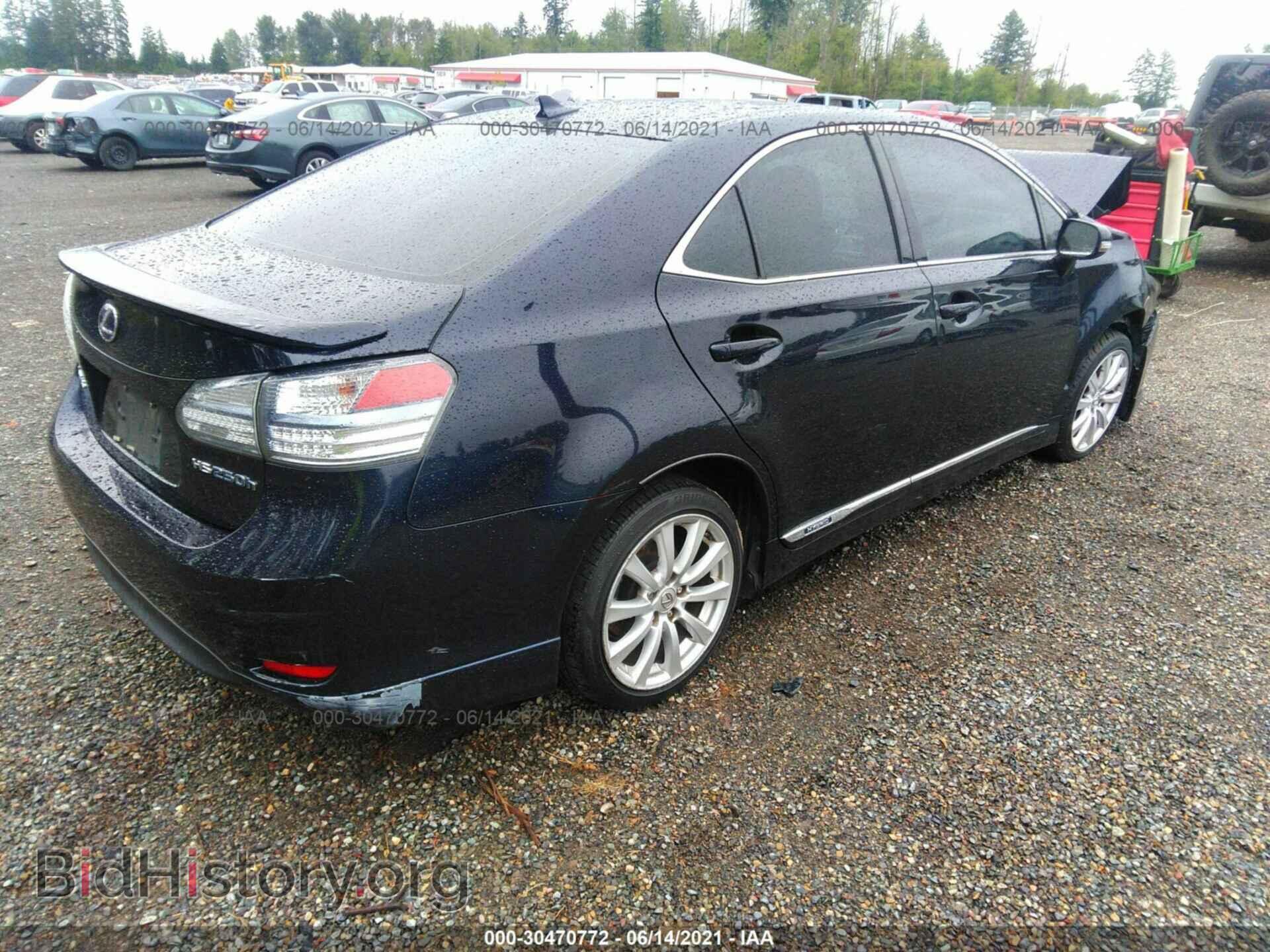 2010 LEXUS HS 250H - VIN: JTHBB1BA0A2036614 - Фото 4