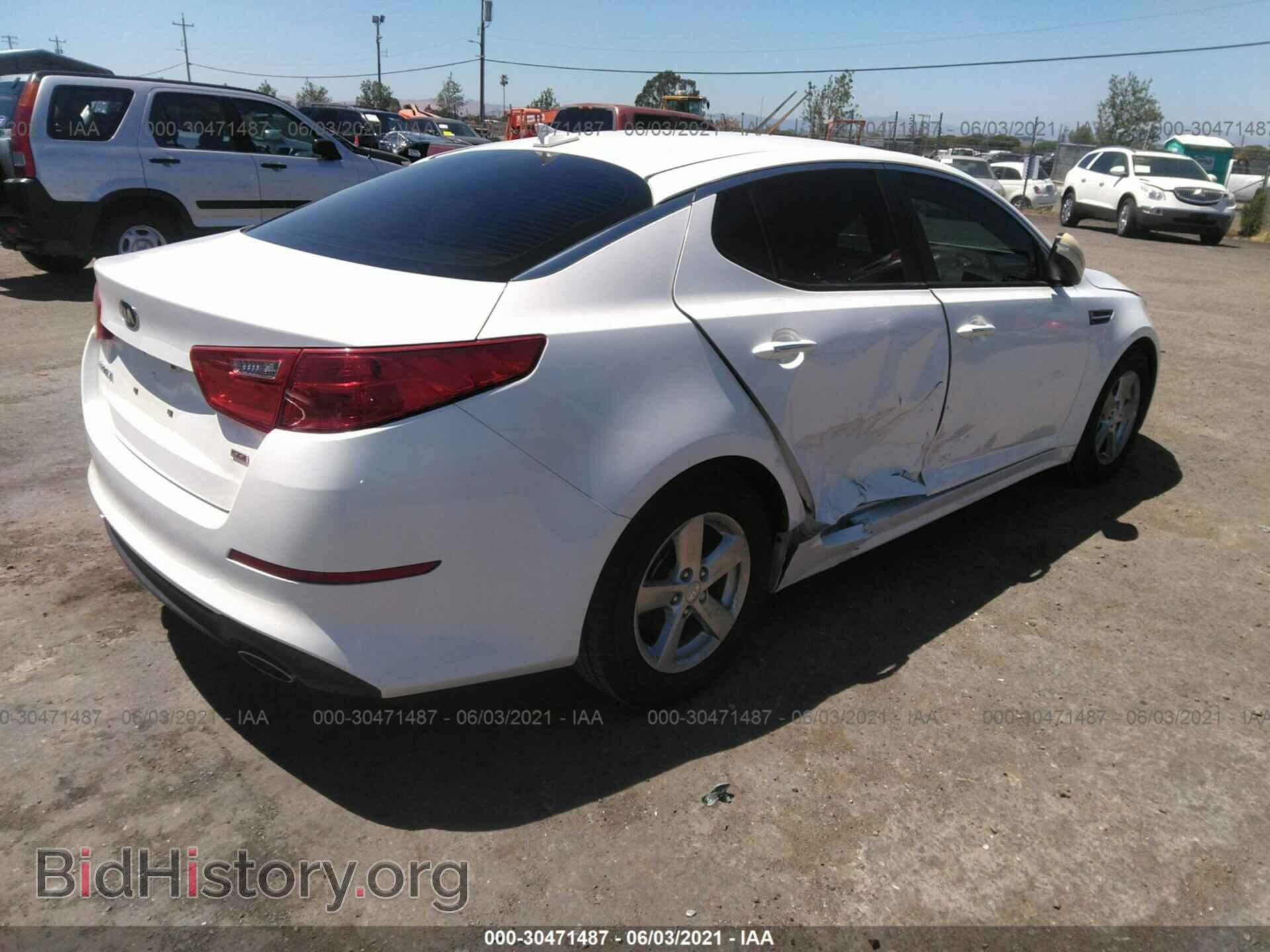 2015 KIA OPTIMA - VIN: KNAGM4A79F5663078 - Photo 4