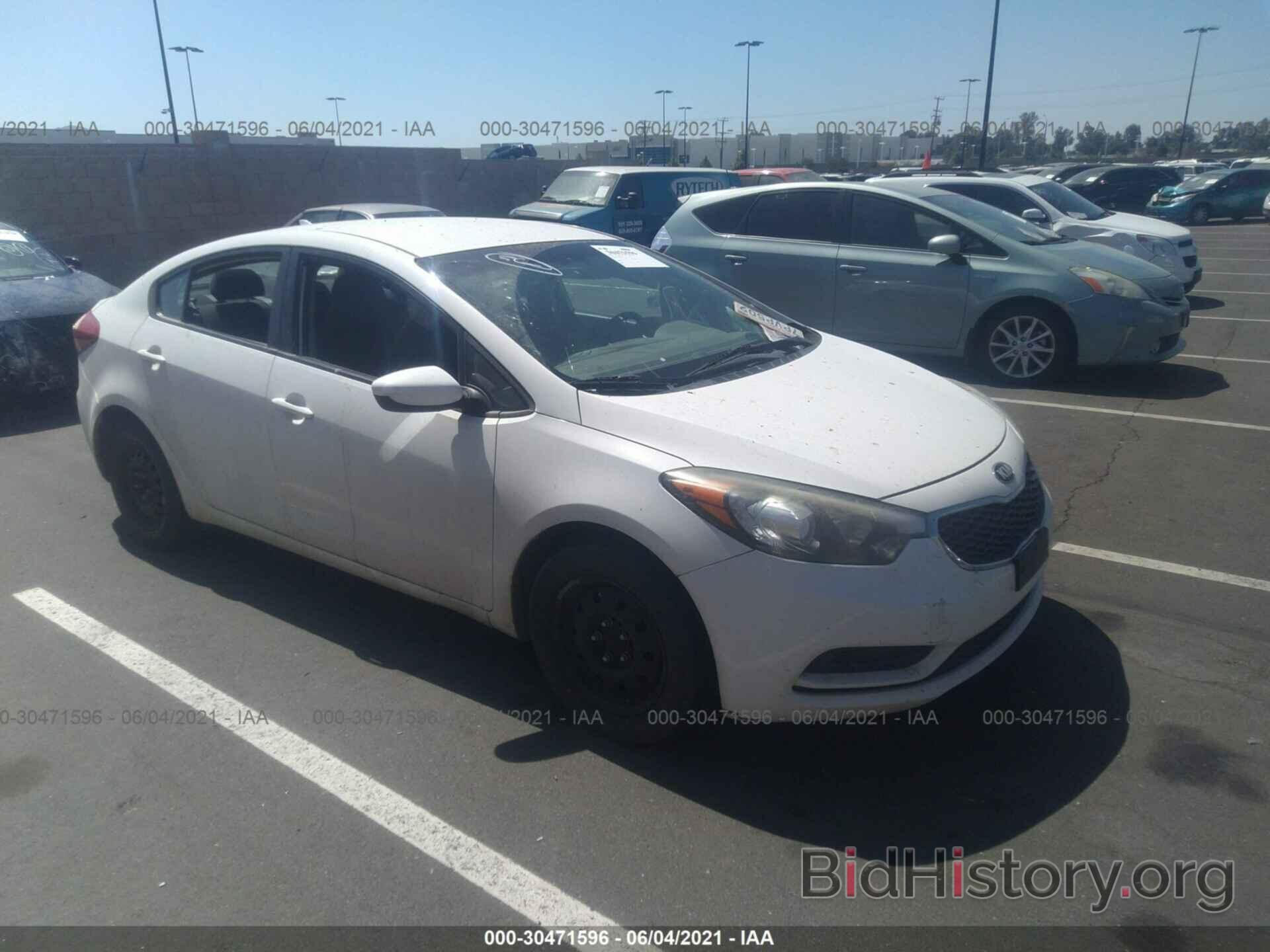 Photo KNAFK4A64G5482268 - KIA FORTE 2016