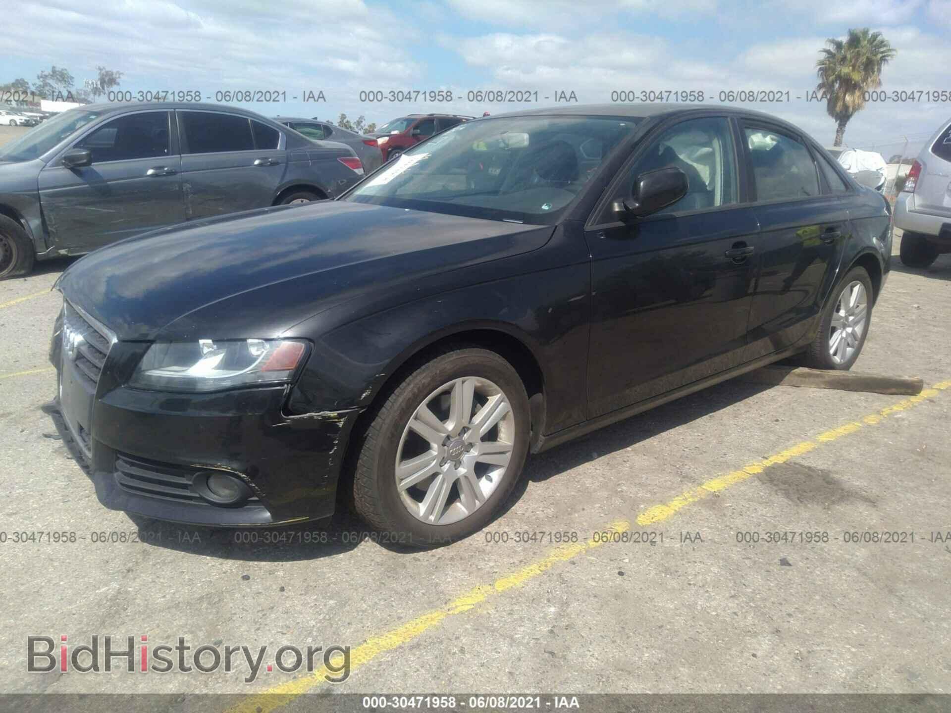 2011 AUDI A4 - VIN: WAUBFAFL9BN053443 - Фото 2