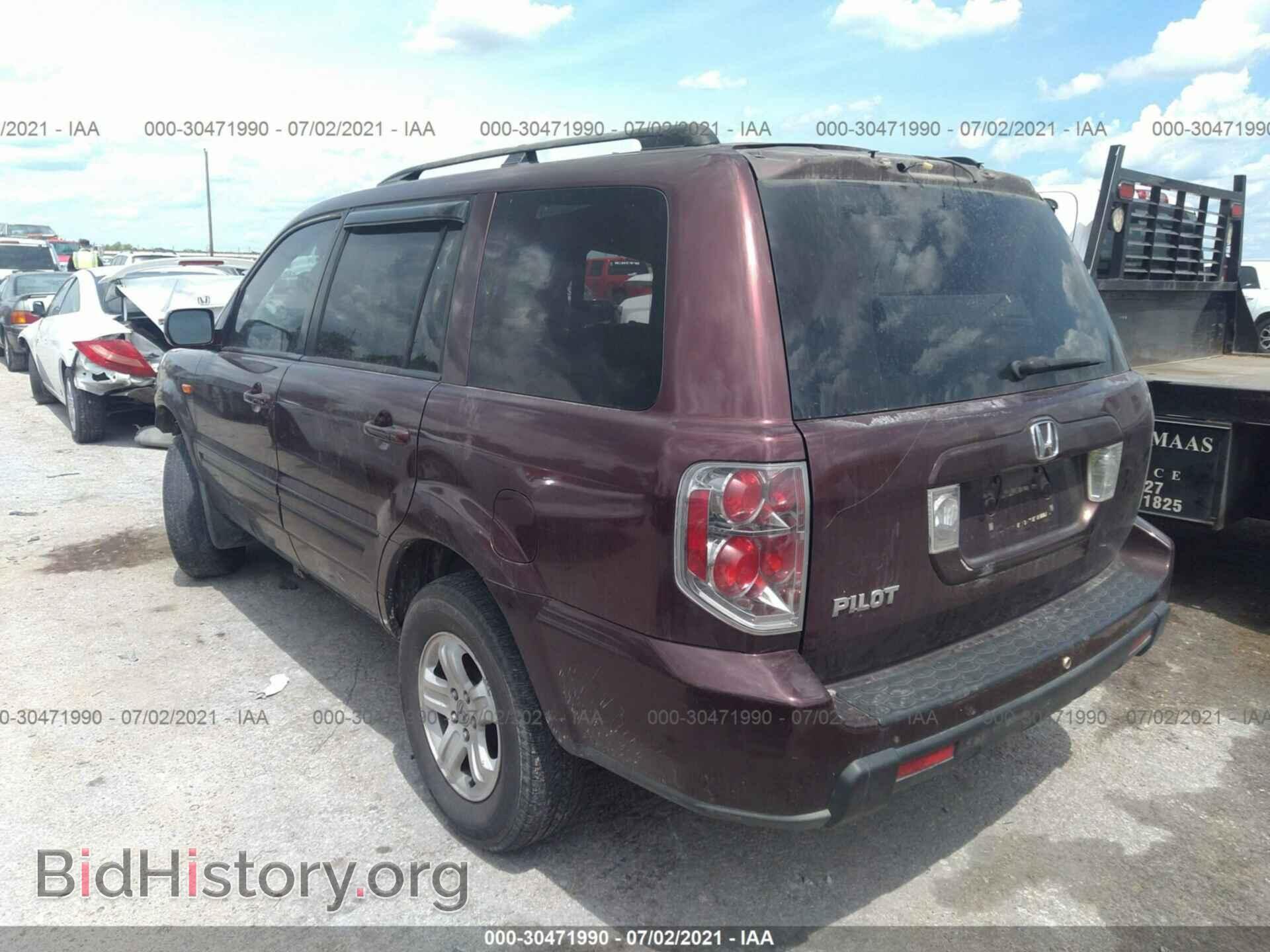 2008 HONDA PILOT - VIN: 5FNYF28238B021747 - Фото 3