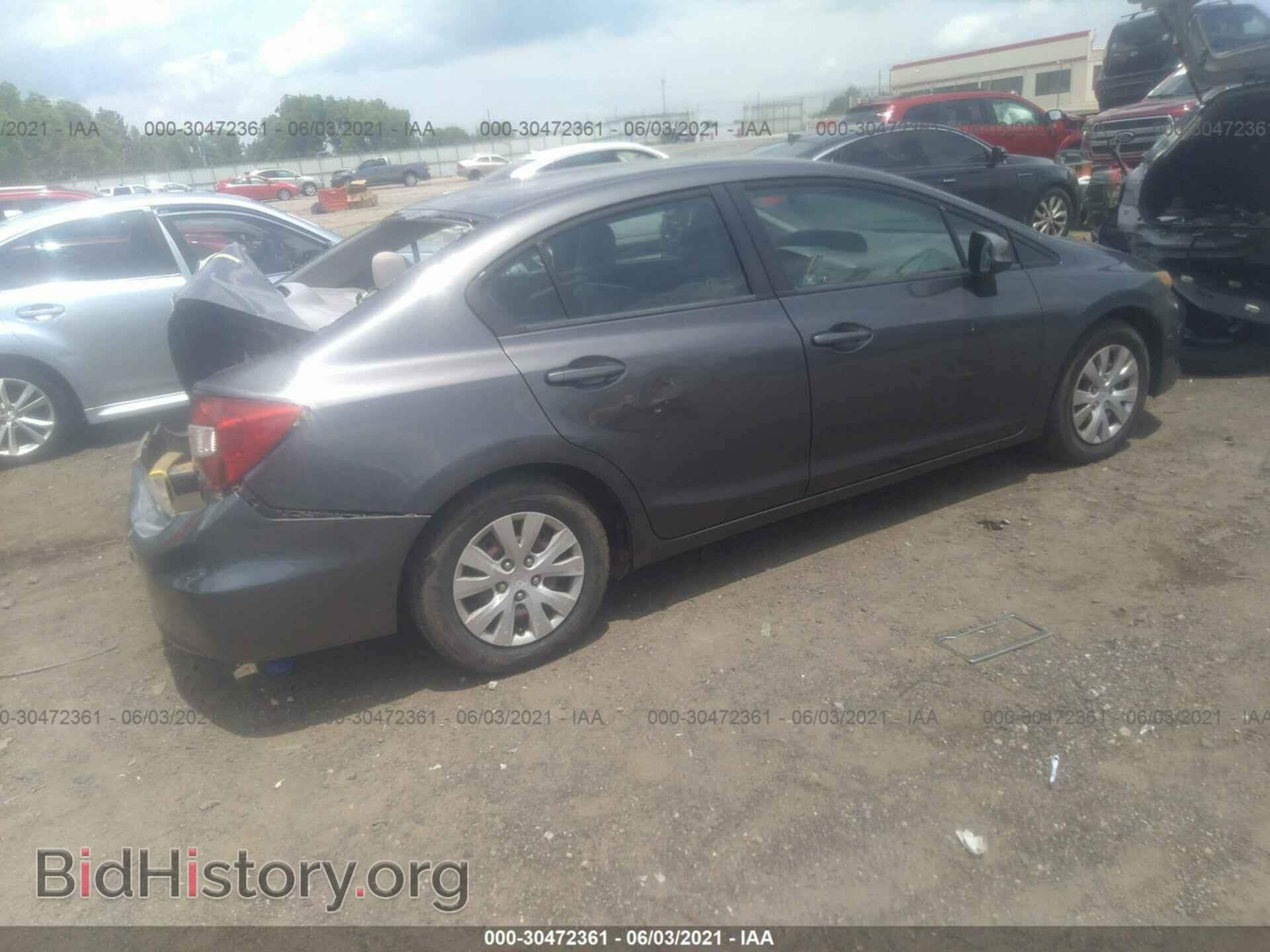 2012 HONDA CIVIC SDN - VIN: 2HGFB2F56CH560741 - Фото 4