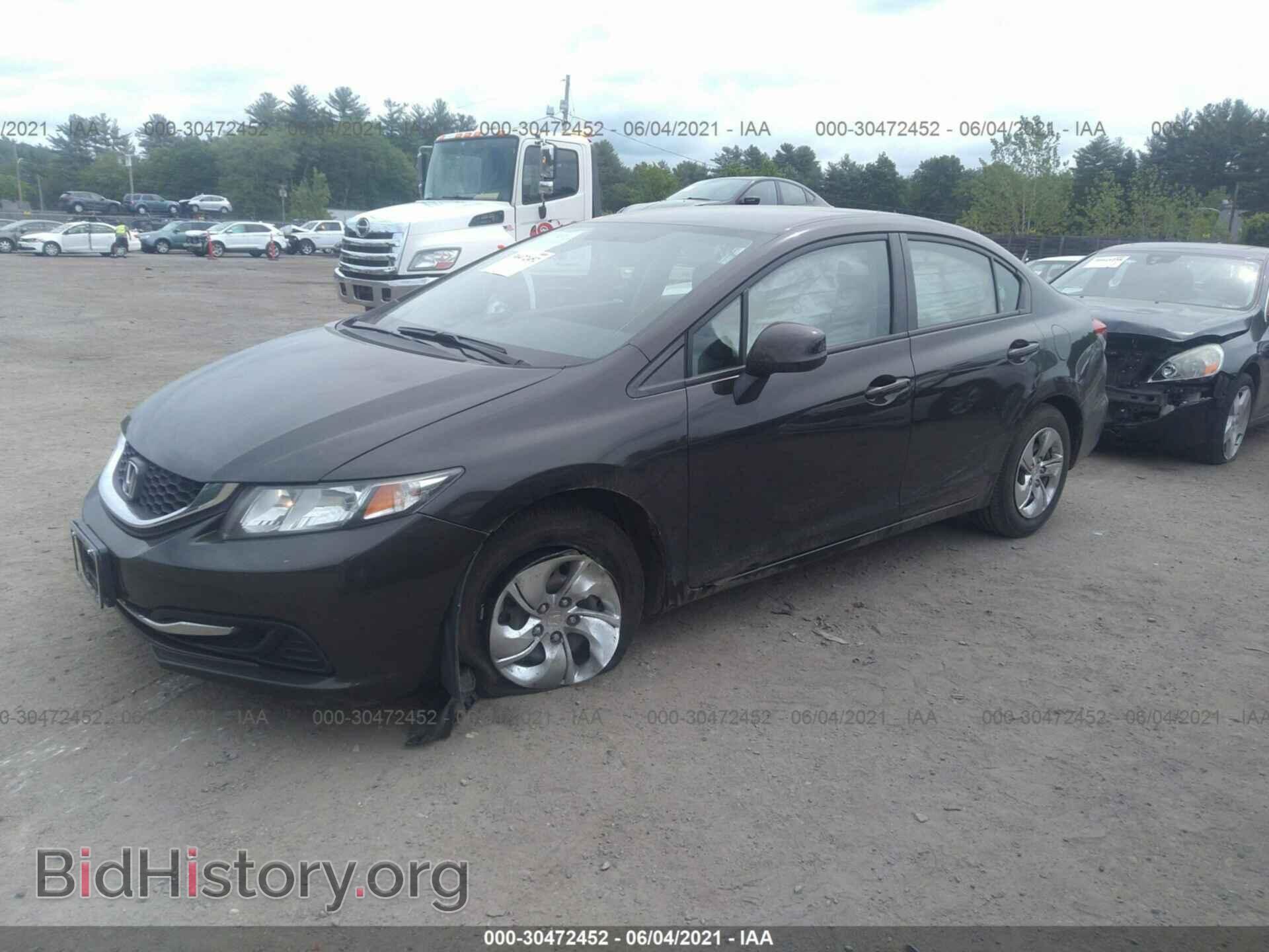 2013 HONDA CIVIC SDN - VIN: 2HGFB2F56DH577444 - Фото 2
