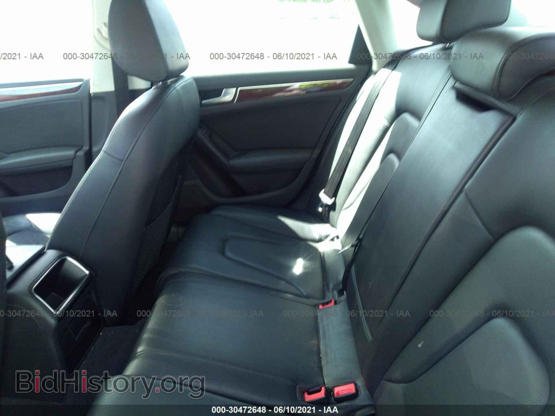 2011 AUDI A4 - VIN: WAUDFAFL2BA087112 - Фото 8