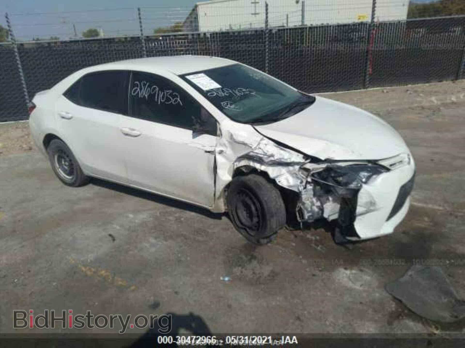 Photo 5YFBPRHE3EP164977 - TOYOTA COROLLA 2014