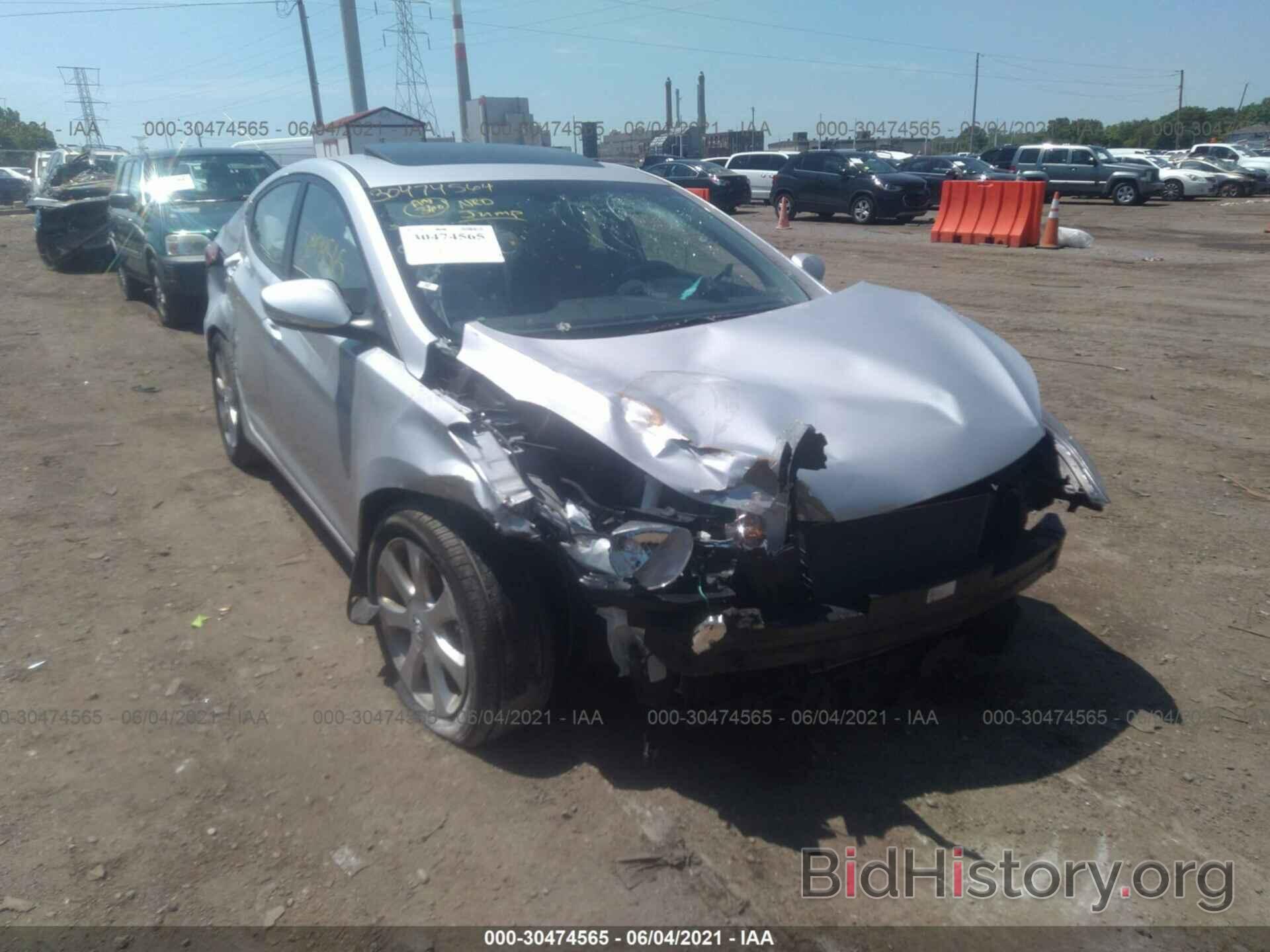 Photo KMHDH4AE6DU661540 - HYUNDAI ELANTRA 2013