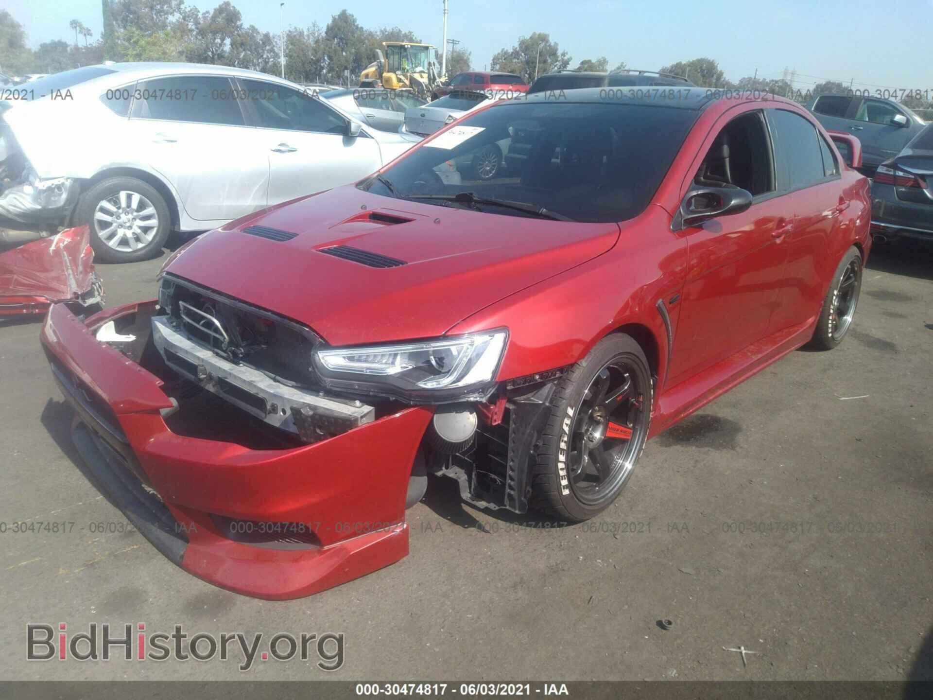 2015 MITSUBISHI LANCER EVOLUTION - VIN: JA32W7FV3FU028507 - Фото 2