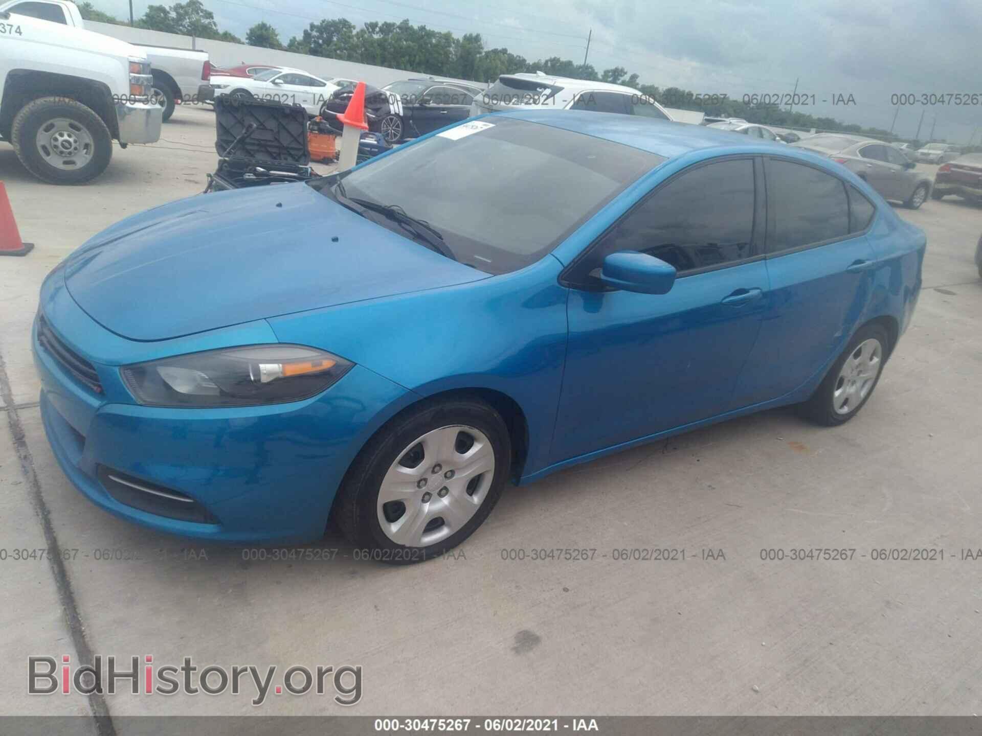 2016 DODGE DART - VIN: 1C3CDFAA9GD531135 - Фото 2