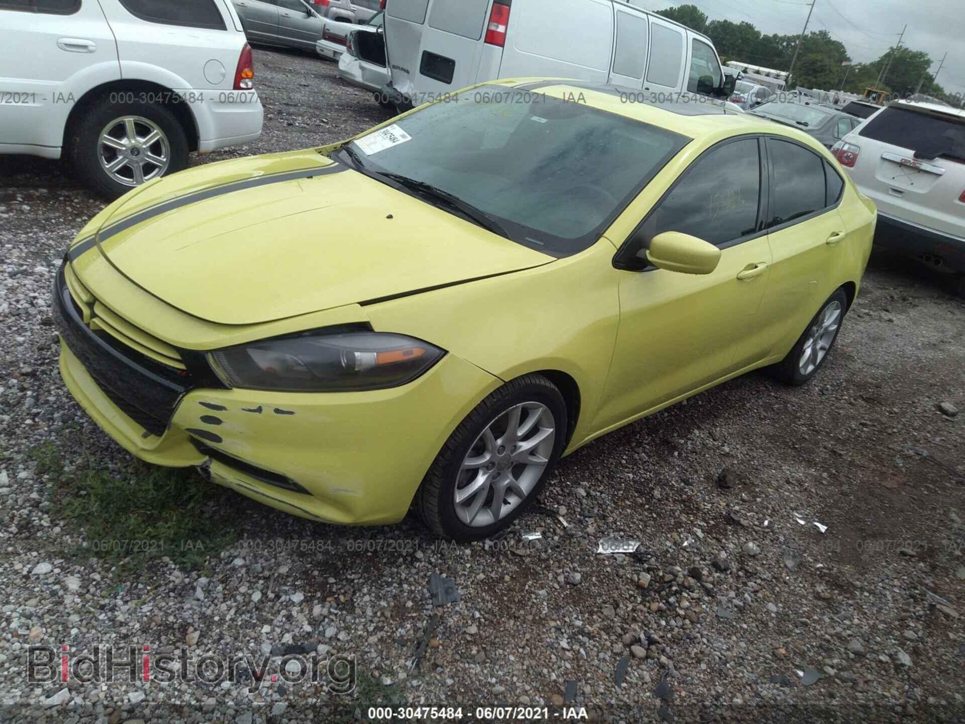 2013 DODGE DART - VIN: 1C3CDFBH8DD155423 - Фото 2