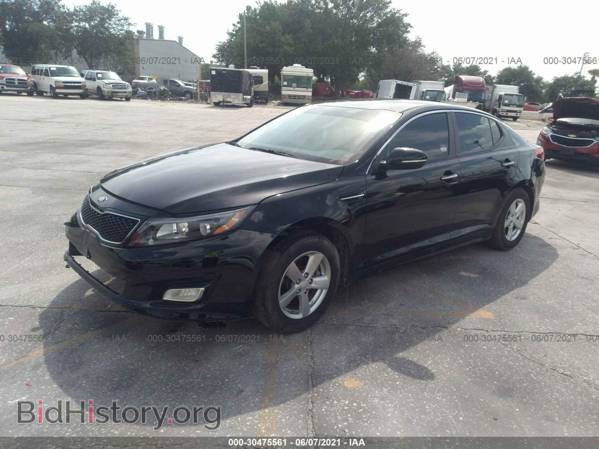 2015 KIA OPTIMA - VIN: KNAGM4A78F5665100 - Фото 2
