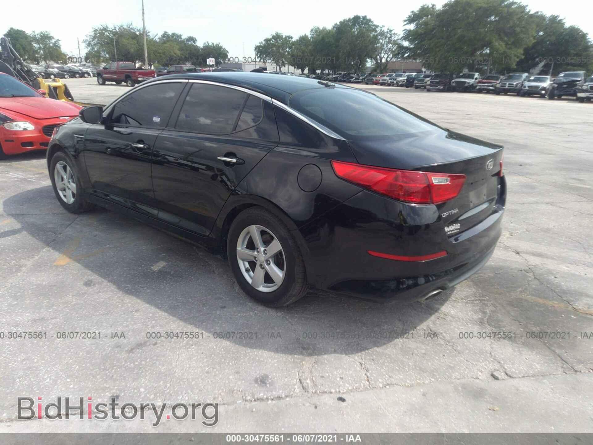 2015 KIA OPTIMA - VIN: KNAGM4A78F5665100 - Фото 3