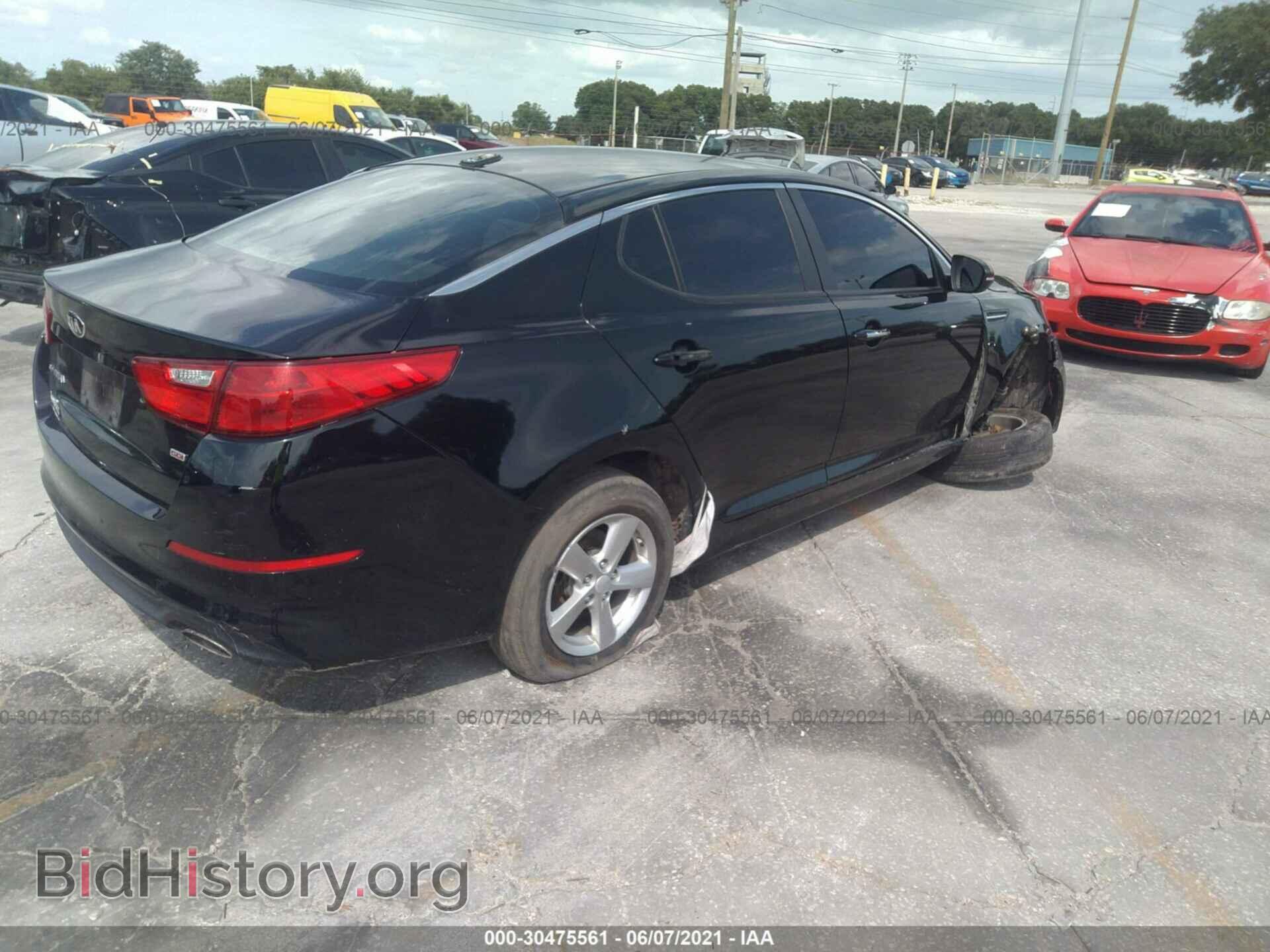 2015 KIA OPTIMA - VIN: KNAGM4A78F5665100 - Фото 4
