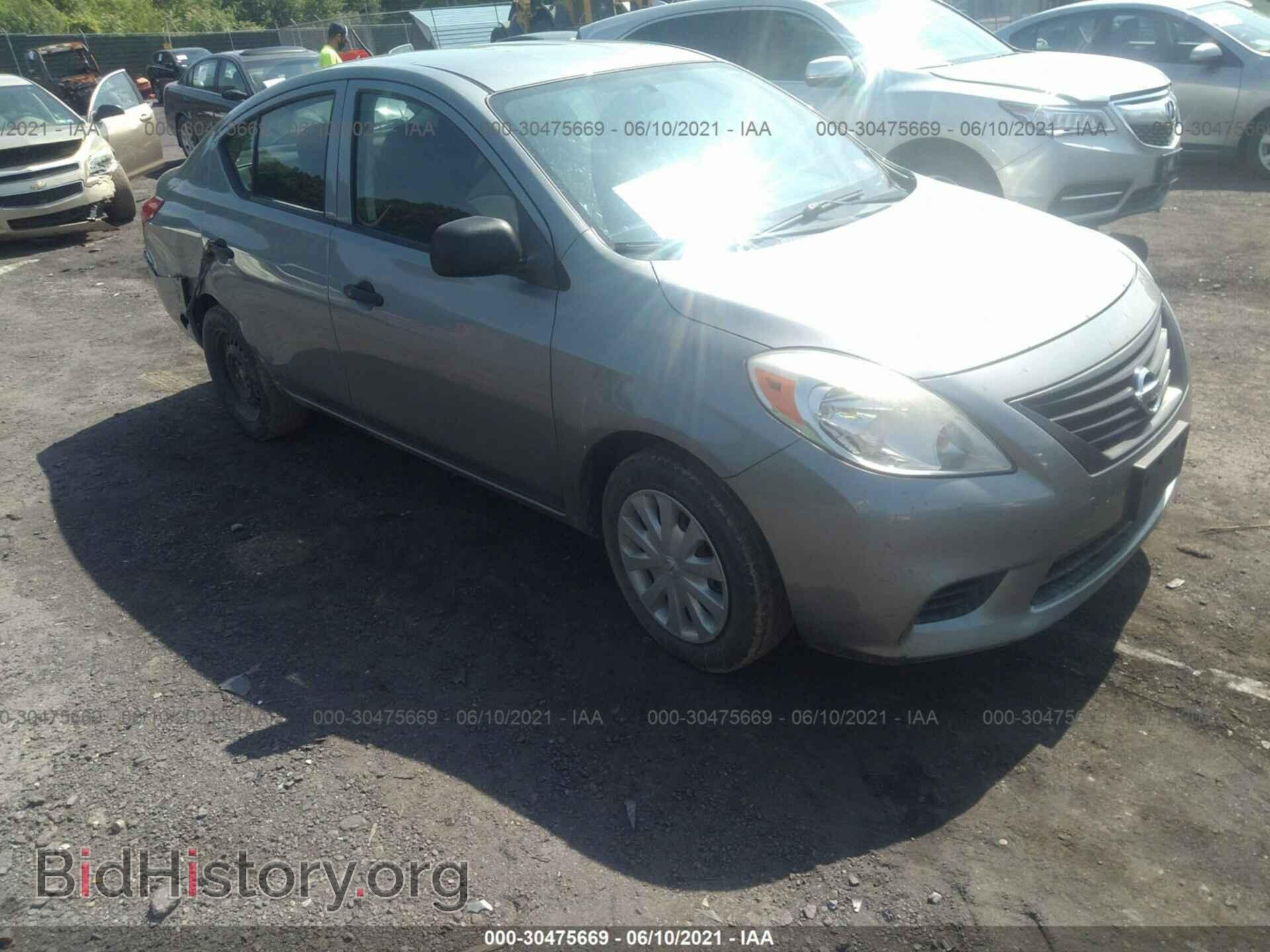 Фотография 3N1CN7AP7CL819245 - NISSAN VERSA 2012
