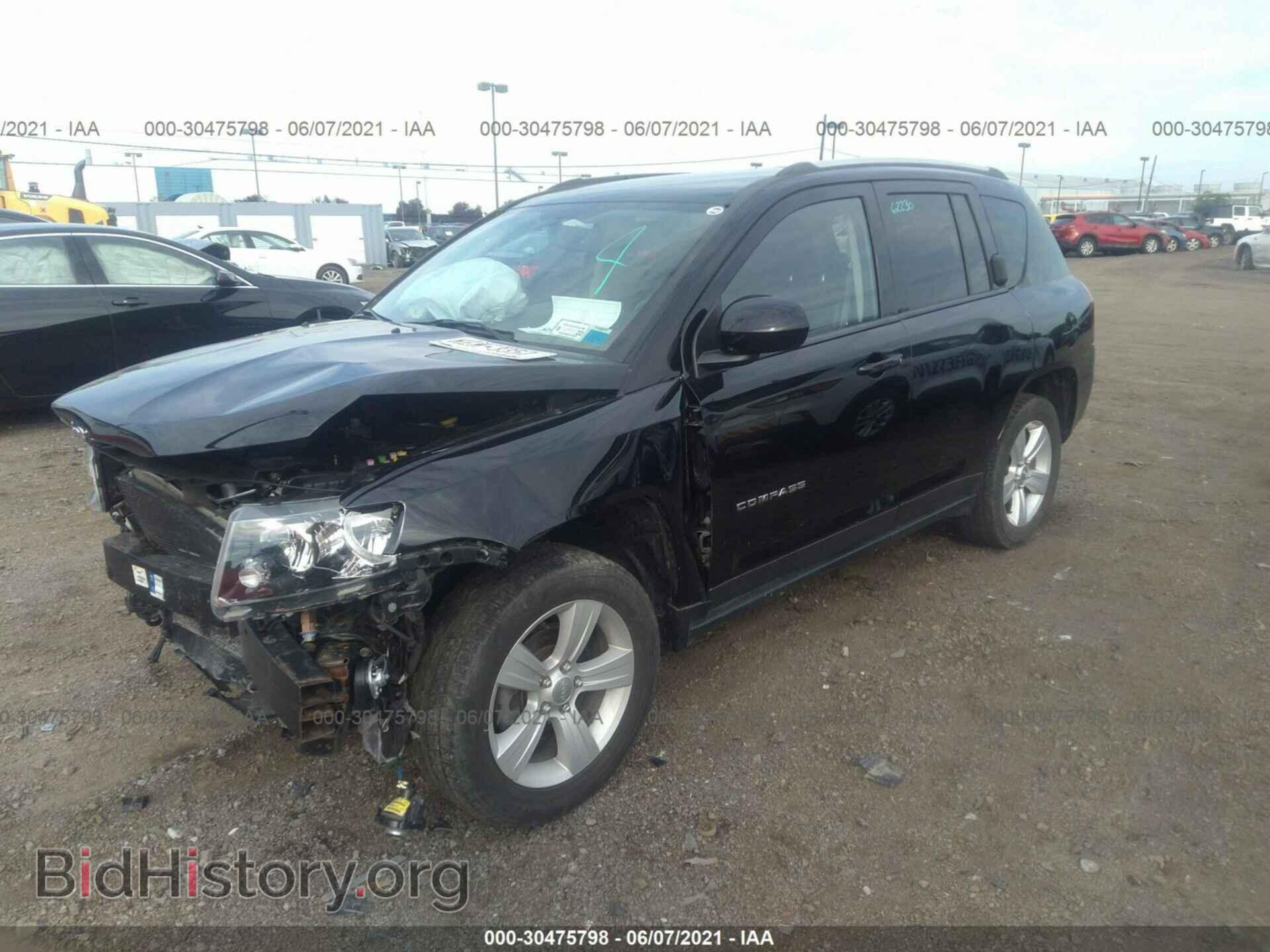 2016 JEEP COMPASS - VIN: 1C4NJDEB5GD759380 - Фото 2