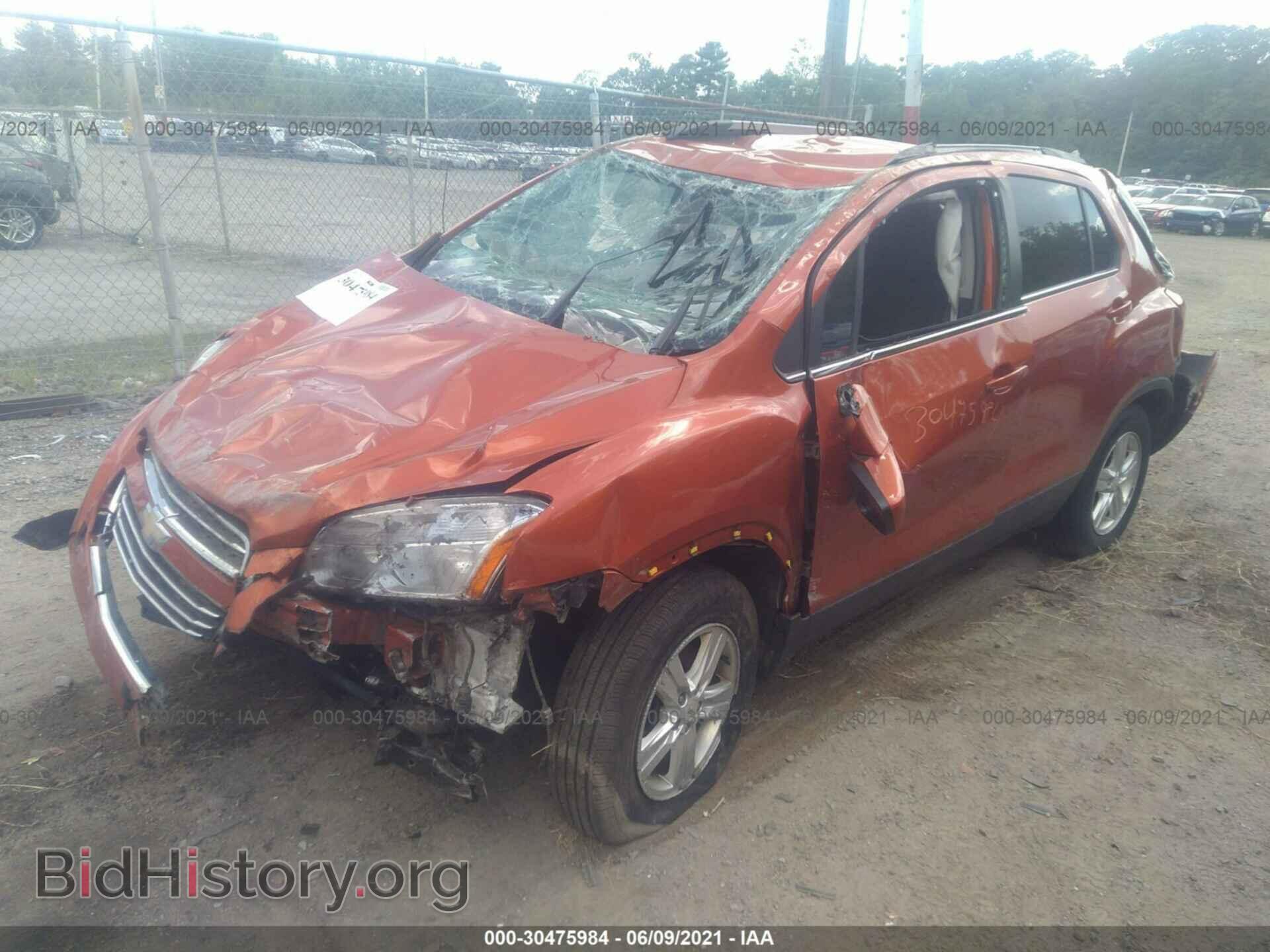 2015 CHEVROLET TRAX - VIN: KL7CJRSB8FB078436 - Фото 2