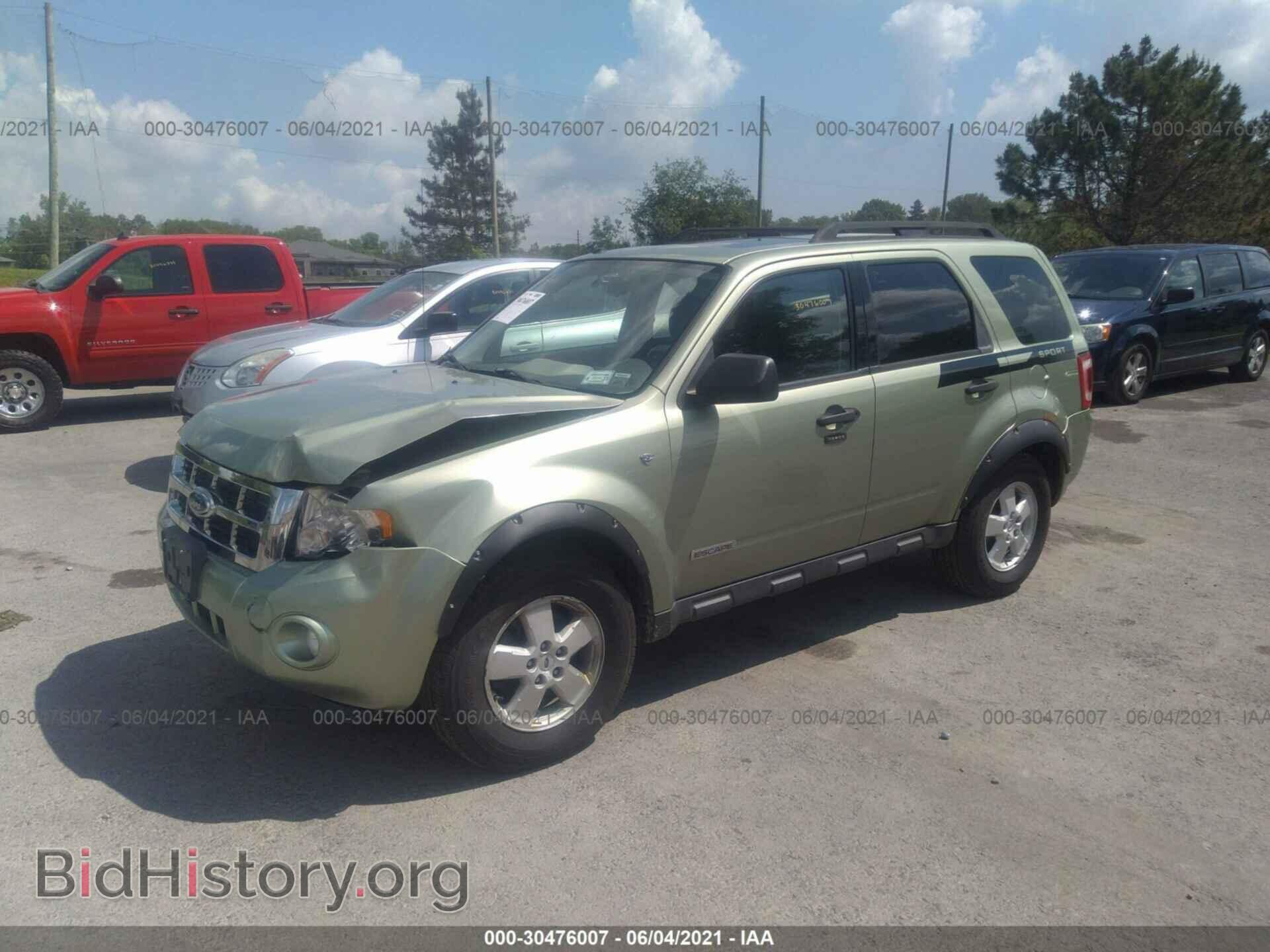 2008 FORD ESCAPE - VIN: 1FMCU93148KD07984 - Фото 2