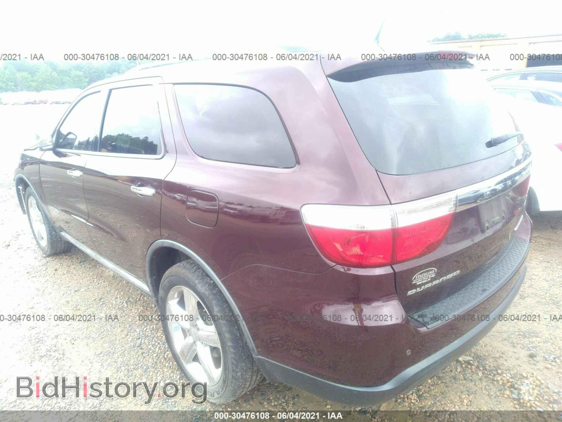 2012 DODGE DURANGO - VIN: 1C4RDHEG3CC120006 - Photo 3