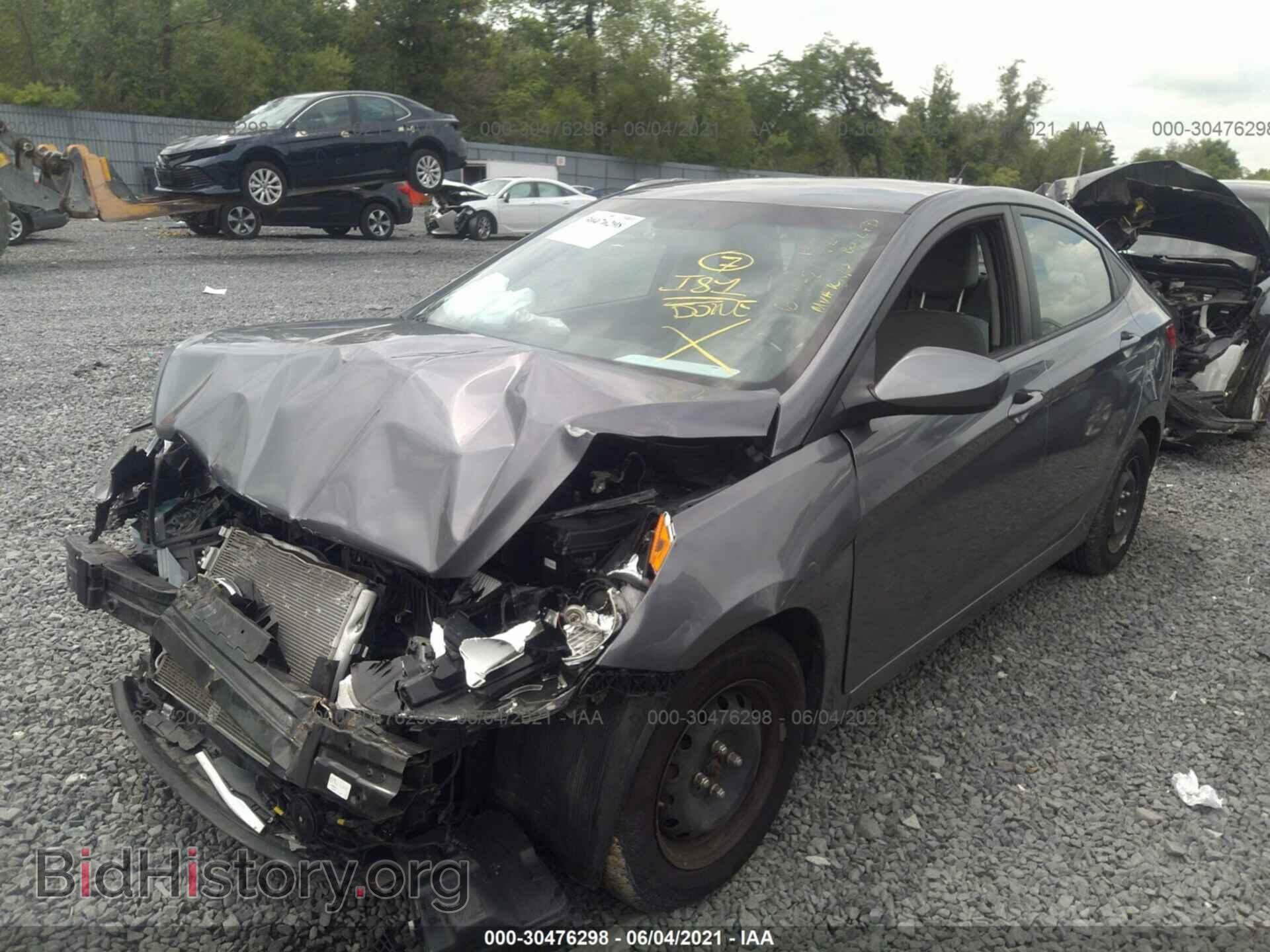 2017 HYUNDAI ACCENT - VIN: KMHCT4AEXHU183025 - Фото 2