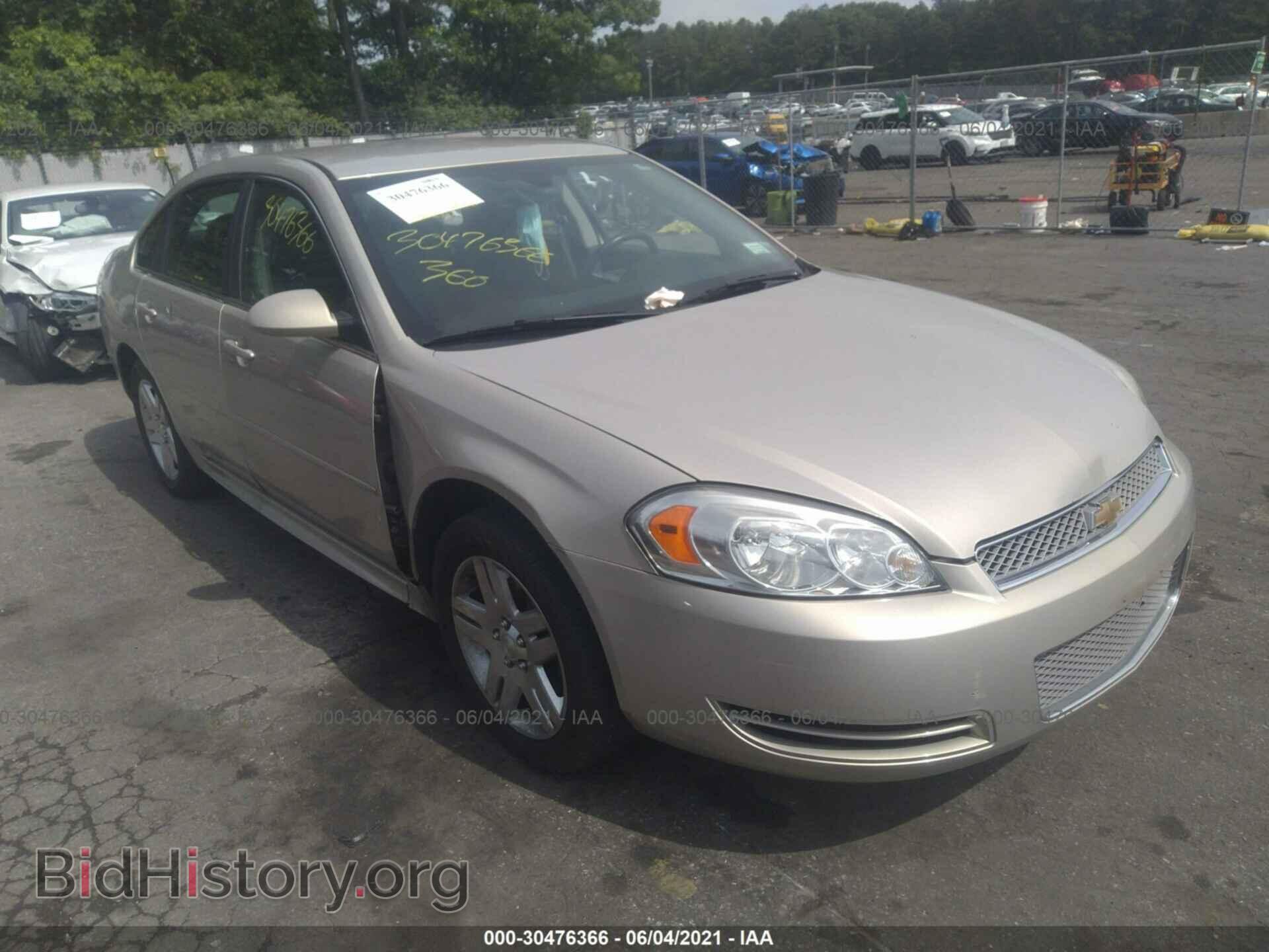 Фотография 2G1WG5E32C1208680 - CHEVROLET IMPALA 2012