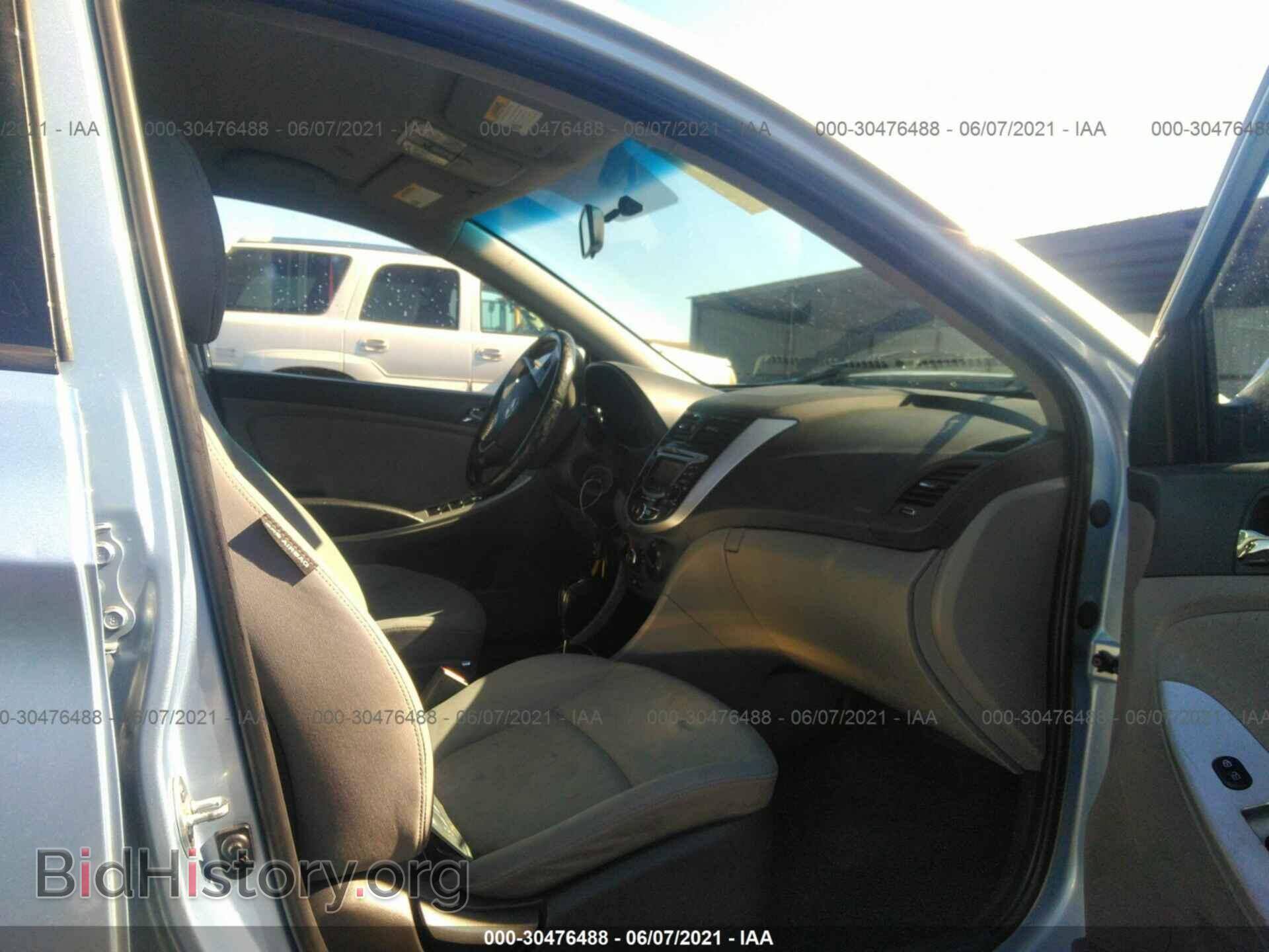 2012 HYUNDAI ACCENT - VIN: KMHCU5AE5CU059000 - Фото 5
