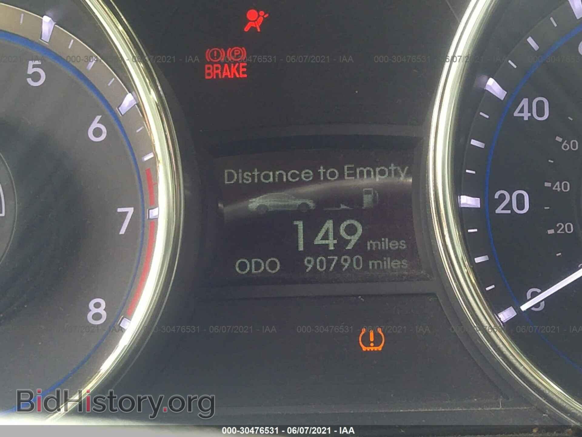 2012 HYUNDAI SONATA - VIN: 5NPEC4AB9CH396229 - Фото 7