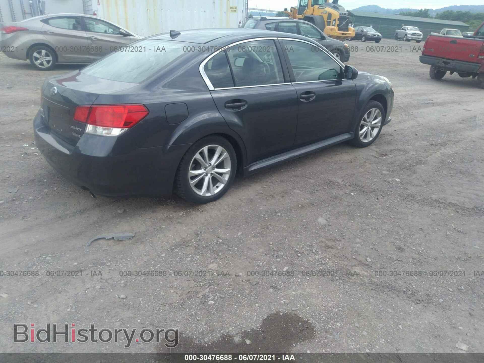 2013 SUBARU LEGACY - VIN: 4S3BMDP67D2003163 - Фото 4