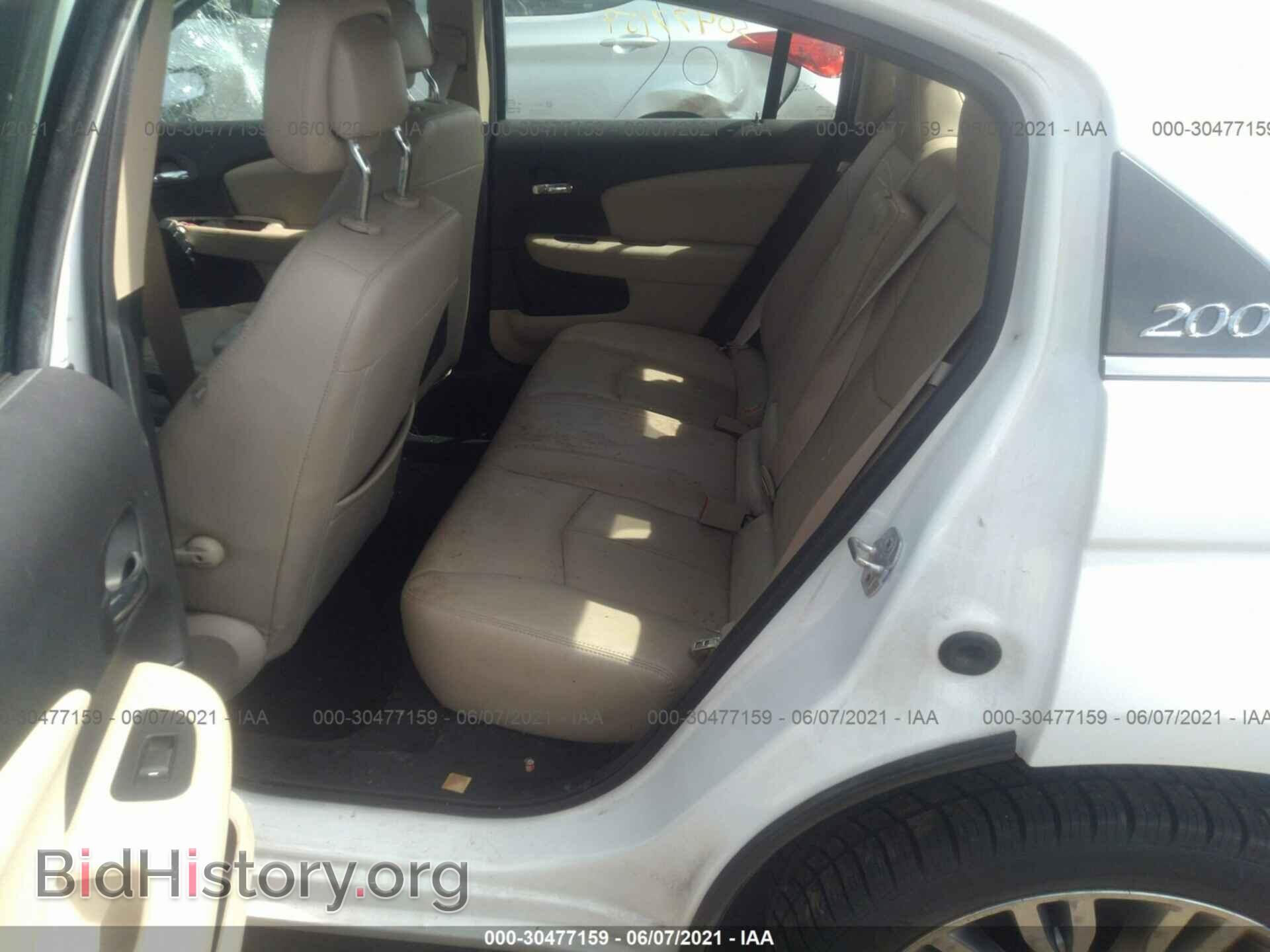 2013 CHRYSLER 200 - VIN: 1C3CCBCG6DN598794 - Фото 8