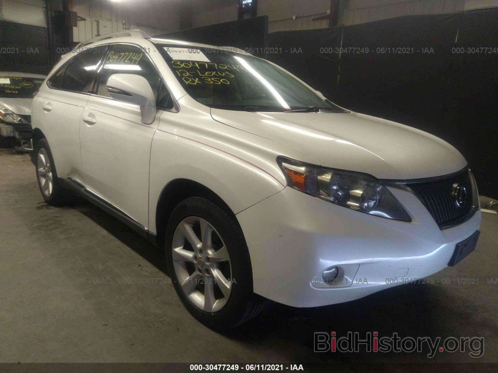 Photo 2T2BK1BA9CC152282 - LEXUS RX 350 2012