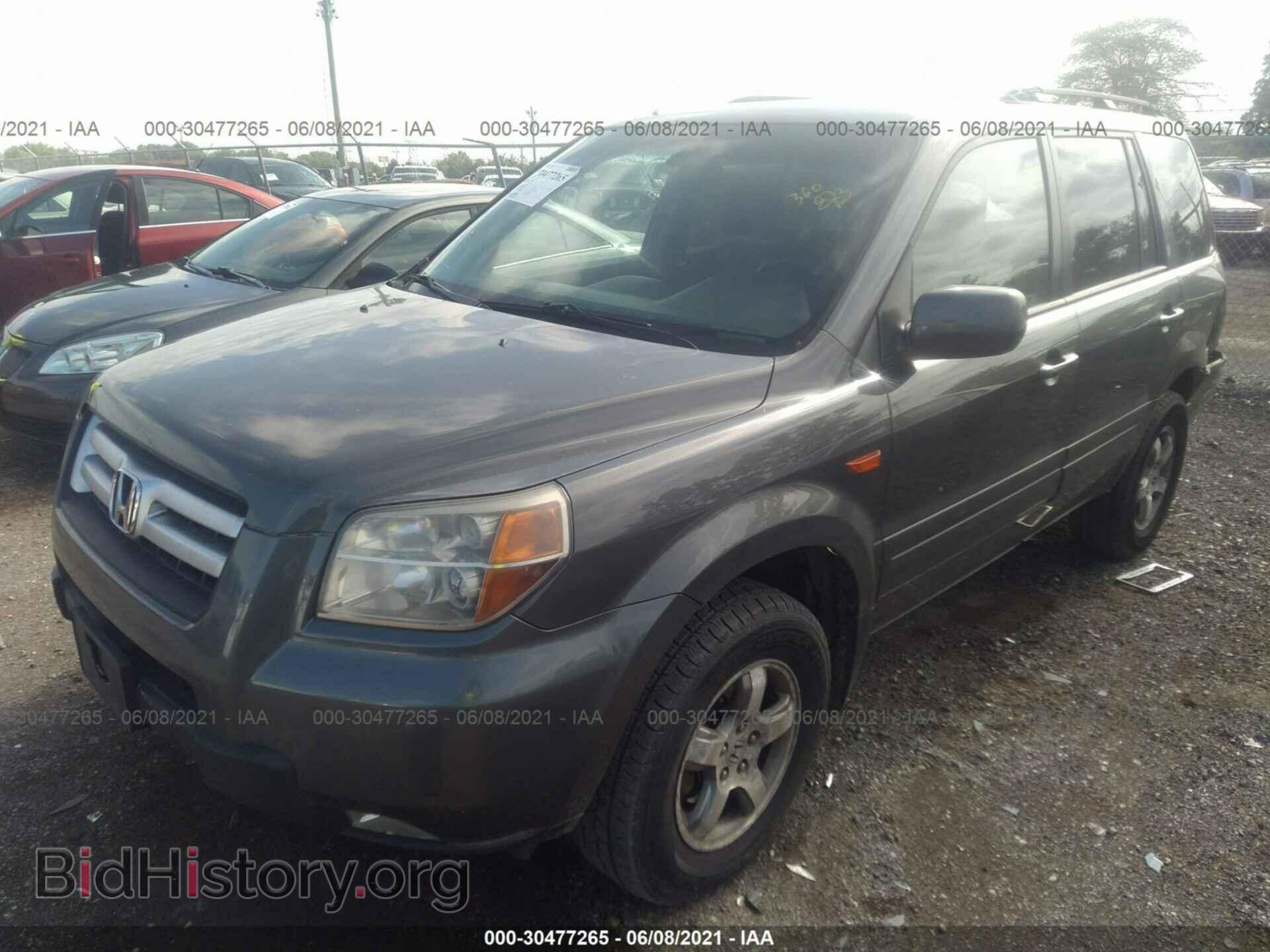 2007 HONDA PILOT - VIN: 2HKYF18457H512414 - Фото 2