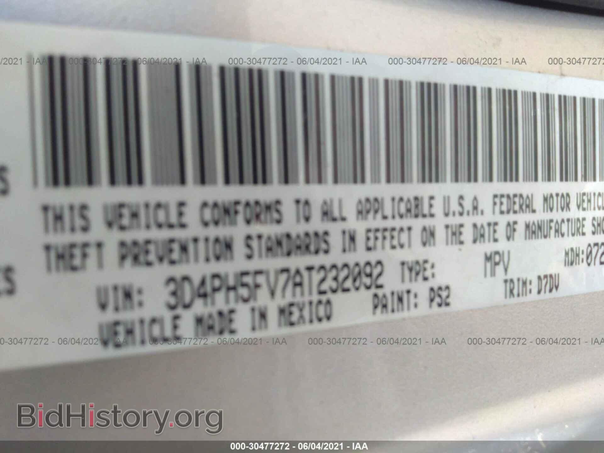 2010 DODGE JOURNEY - VIN: 3D4PH5FV7AT232092 - Photo 9