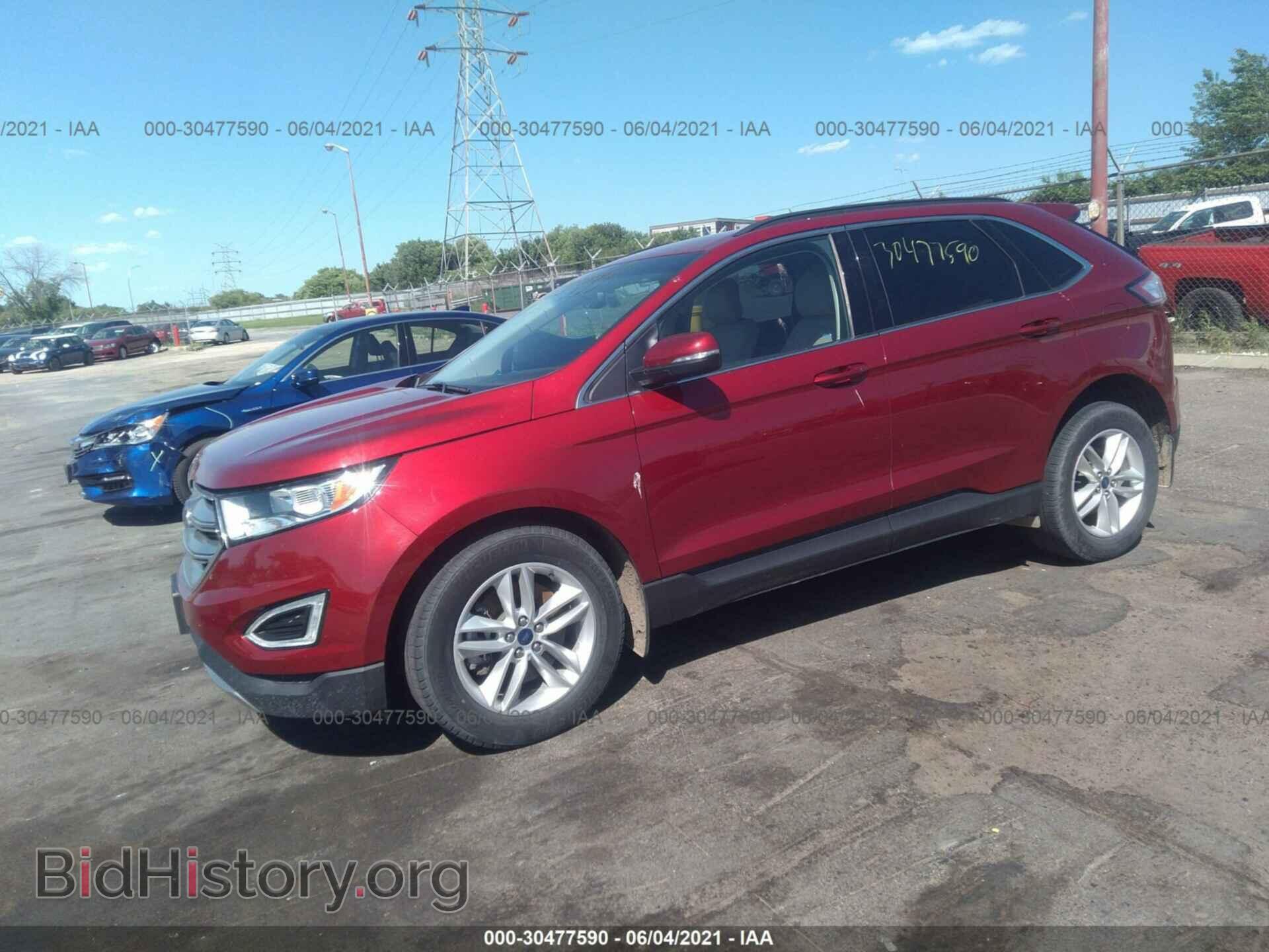 2016 FORD EDGE - VIN: 2FMPK4J92GBB88926 - Фото 2