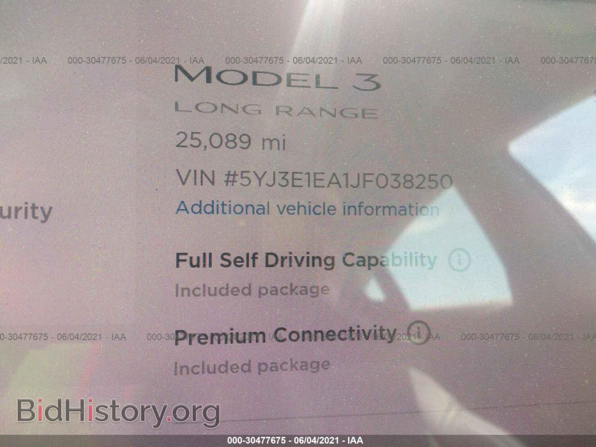 2018 TESLA MODEL 3 - VIN: 5YJ3E1EA1JF038250 - Photo 7