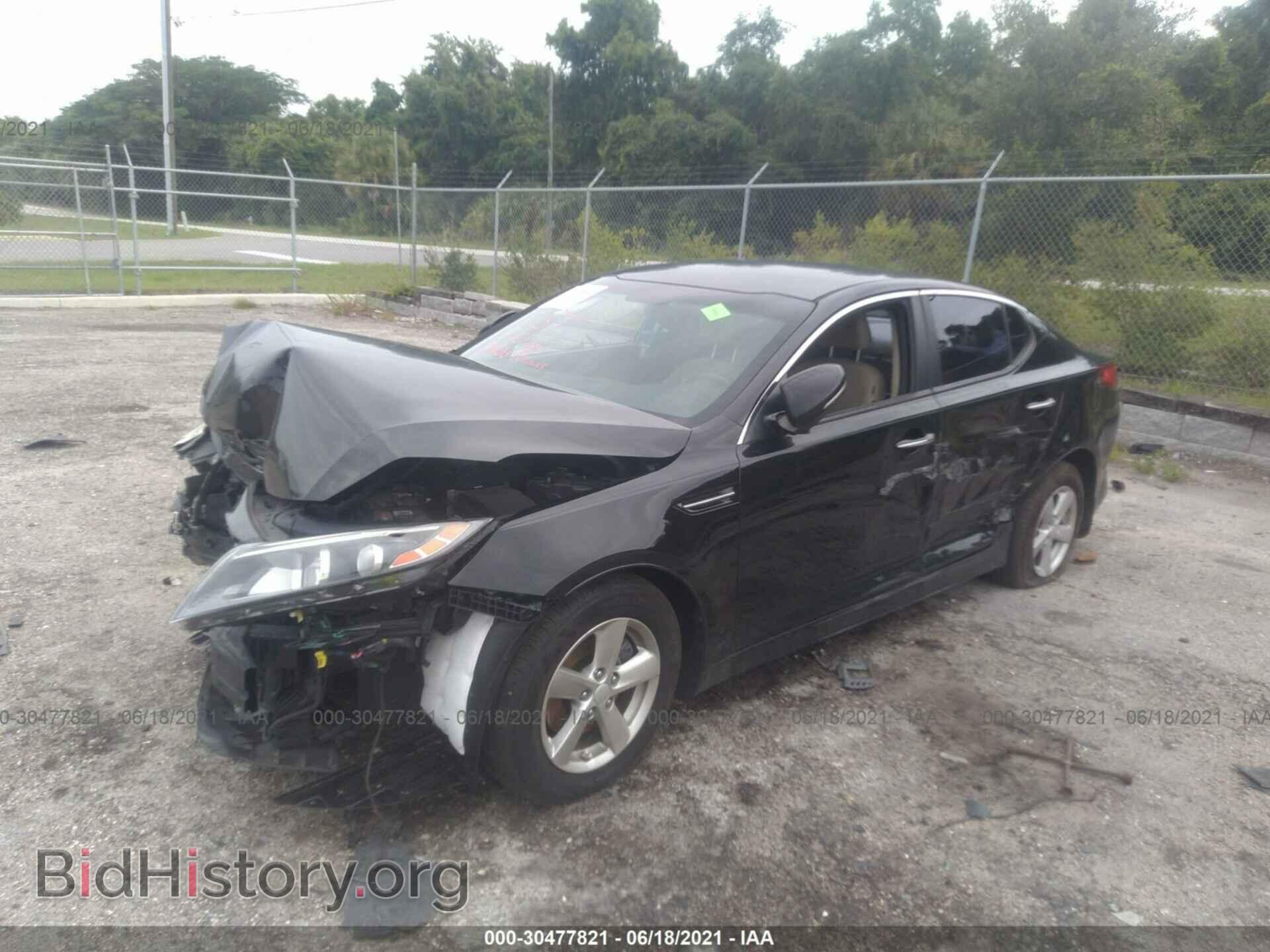 2015 KIA OPTIMA - VIN: KNAGM4A78F5652895 - Фото 2