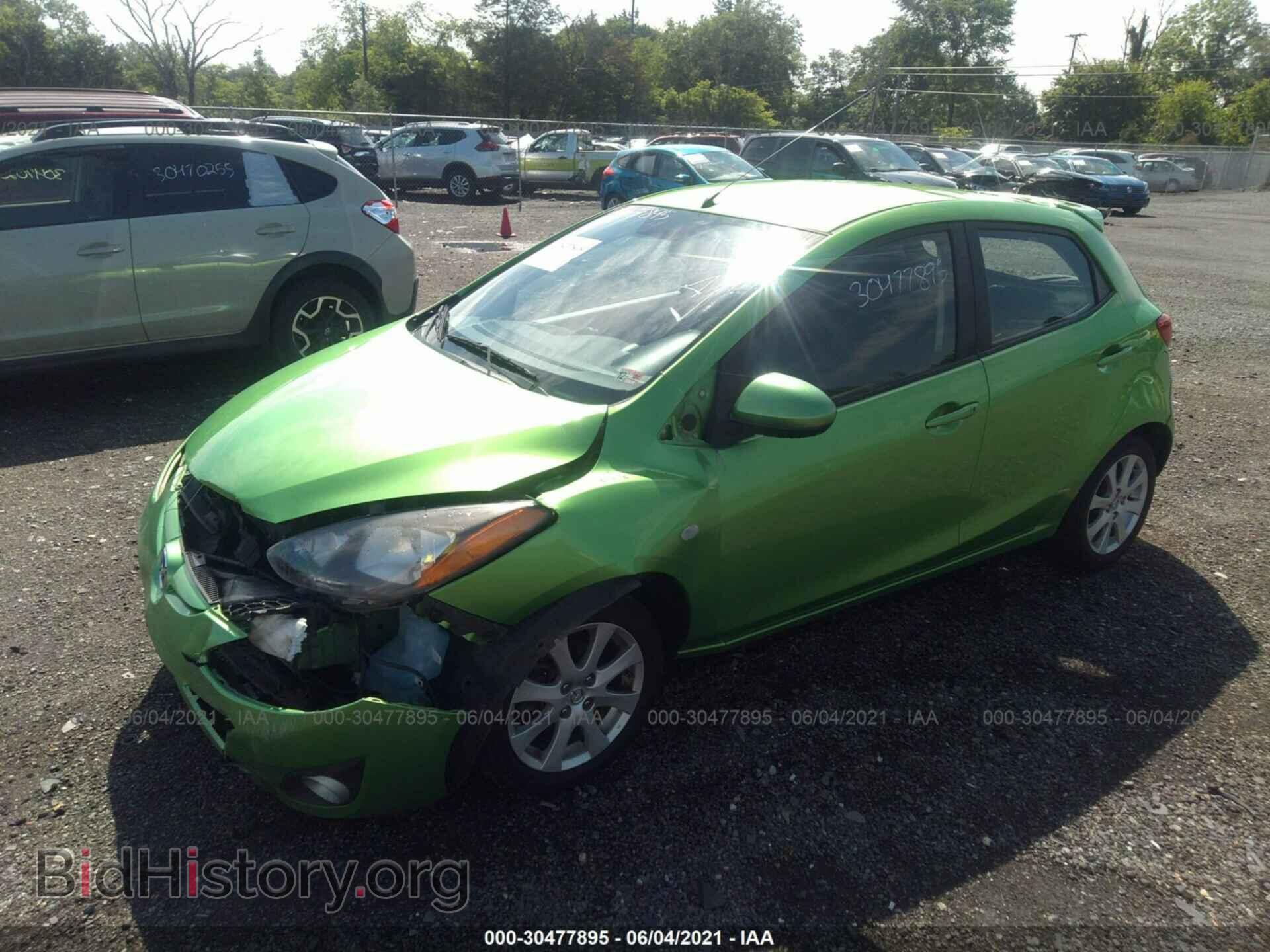 2011 MAZDA MAZDA2 - VIN: JM1DE1HZ8B0104993 - Фото 2