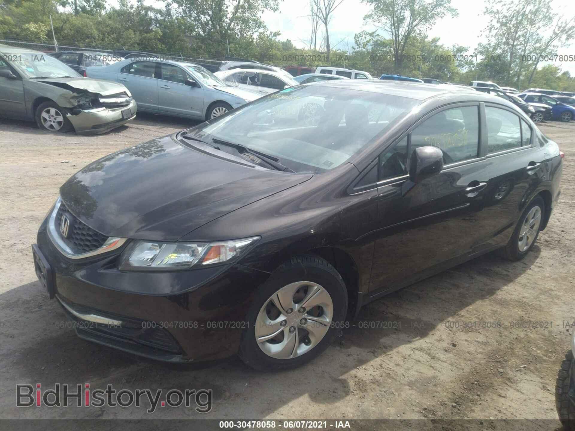 2013 HONDA CIVIC SDN - VIN: 19XFB2F55DE043149 - Фото 2