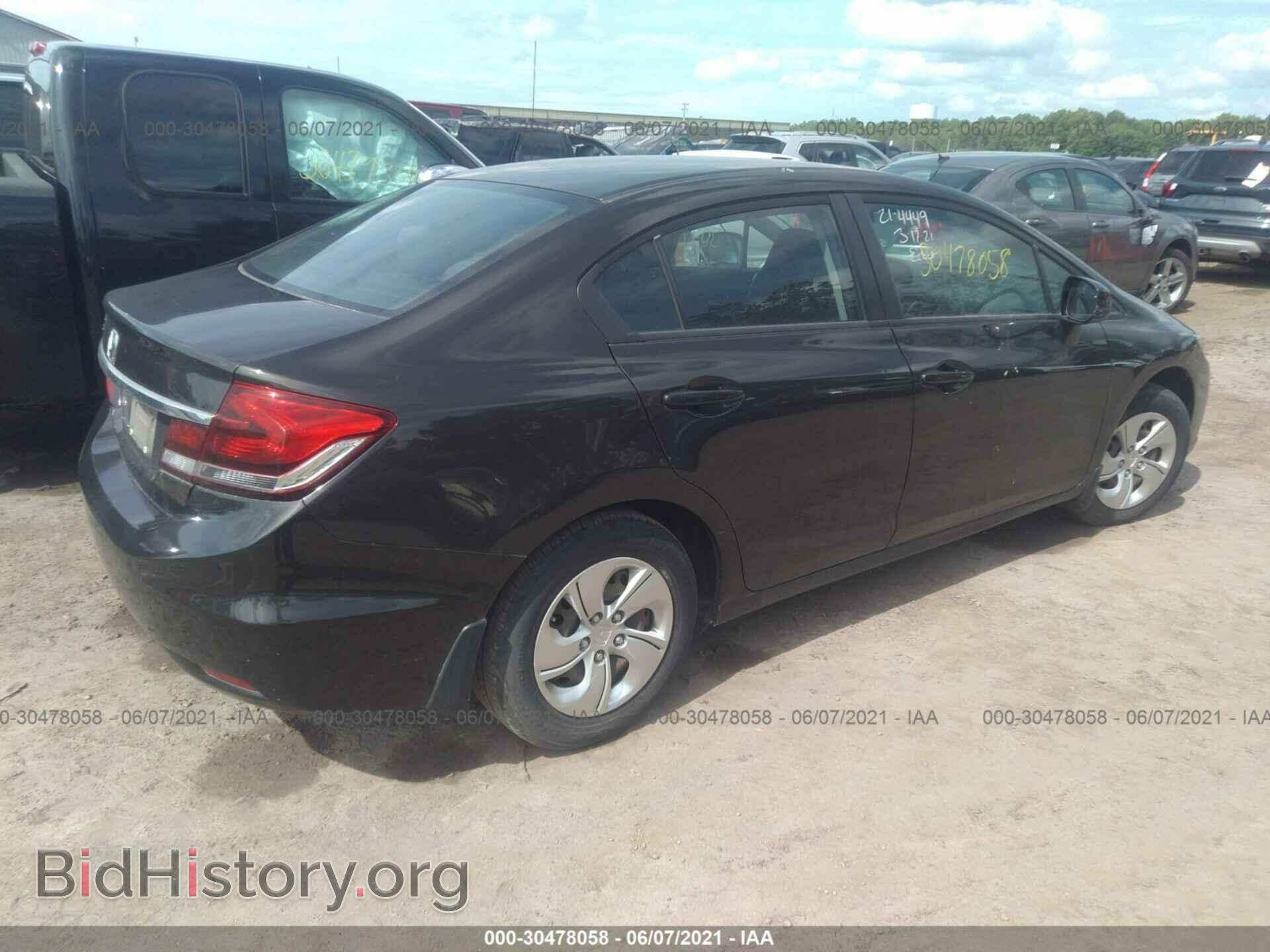 2013 HONDA CIVIC SDN - VIN: 19XFB2F55DE043149 - Фото 4