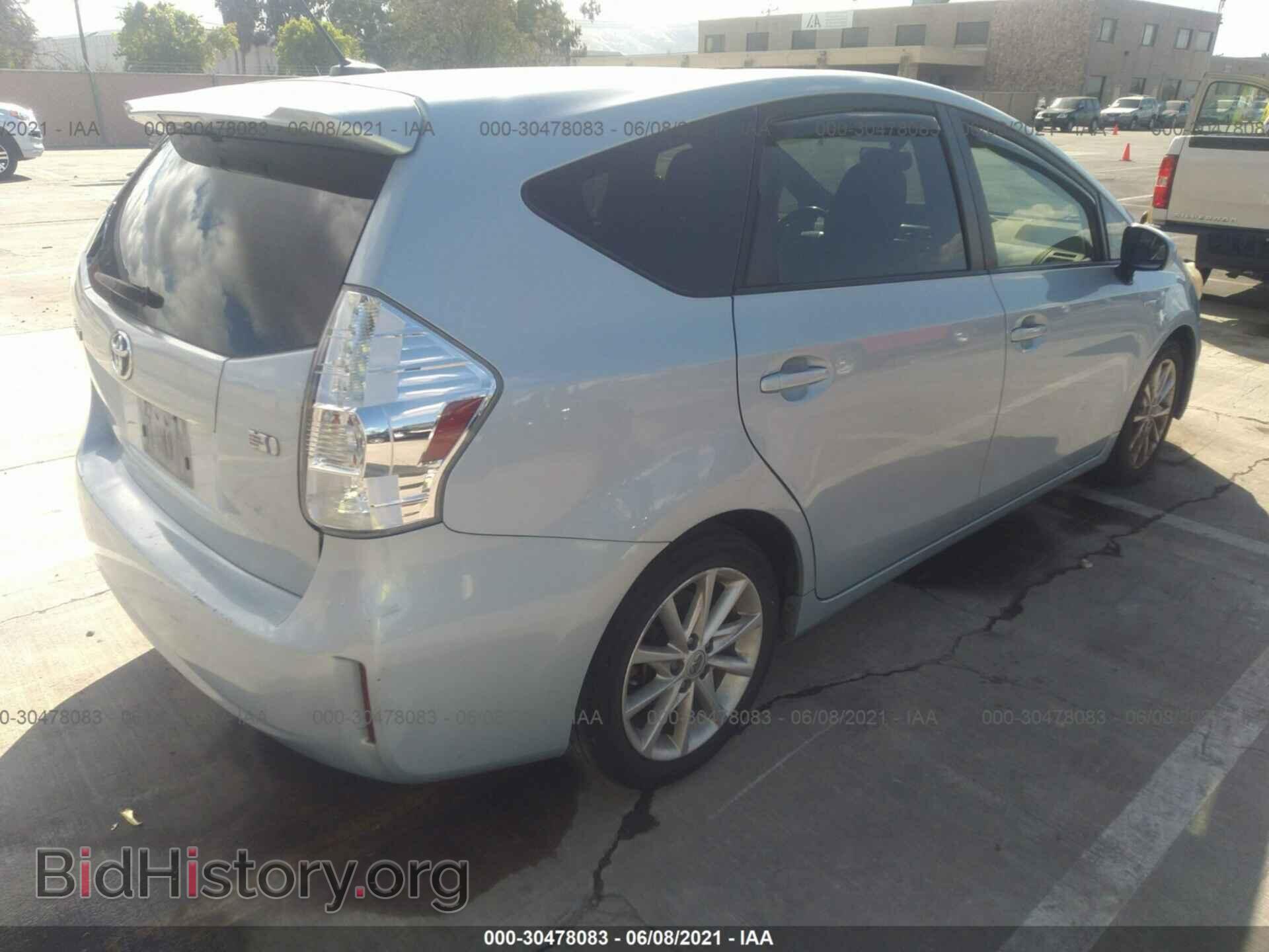 2012 TOYOTA PRIUS V - VIN: JTDZN3EU2C3100027 - Фото 4