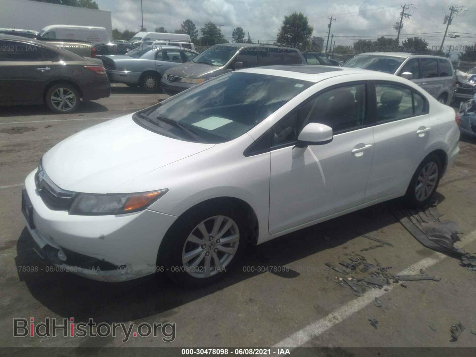 2012 HONDA CIVIC SDN - VIN: 2HGFB2F92CH309461 - Фото 2