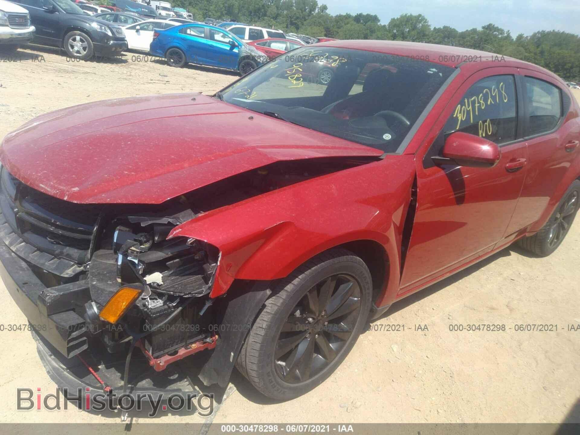 2014 DODGE AVENGER - VIN: 1C3CDZCB3EN151254 - Фото 2