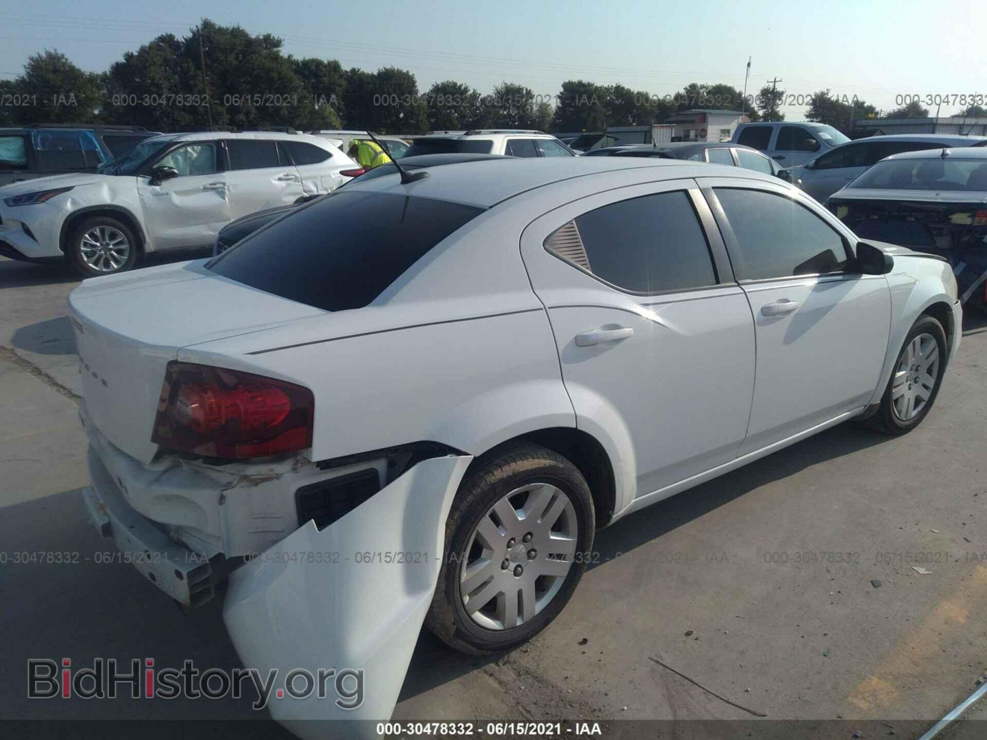2014 DODGE AVENGER - VIN: 1C3CDZAB2EN196494 - Фото 4