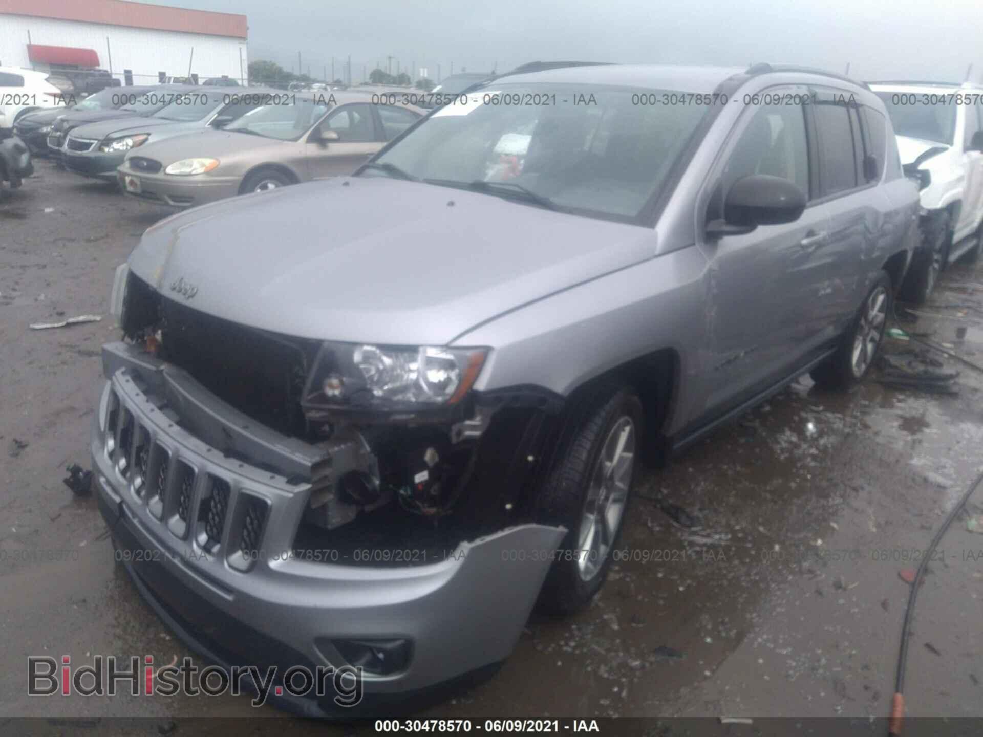 2016 JEEP COMPASS - VIN: 1C4NJDBB1GD587286 - Фото 2
