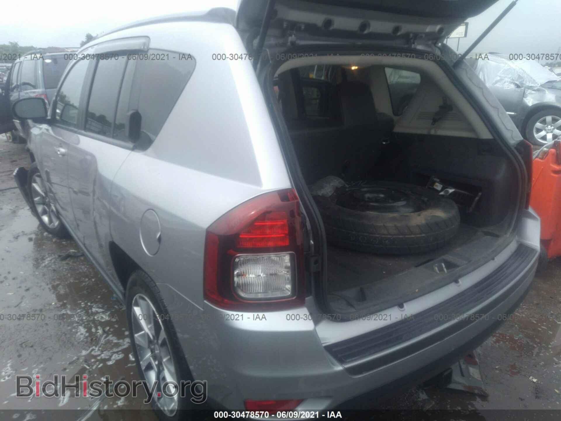 2016 JEEP COMPASS - VIN: 1C4NJDBB1GD587286 - Фото 3