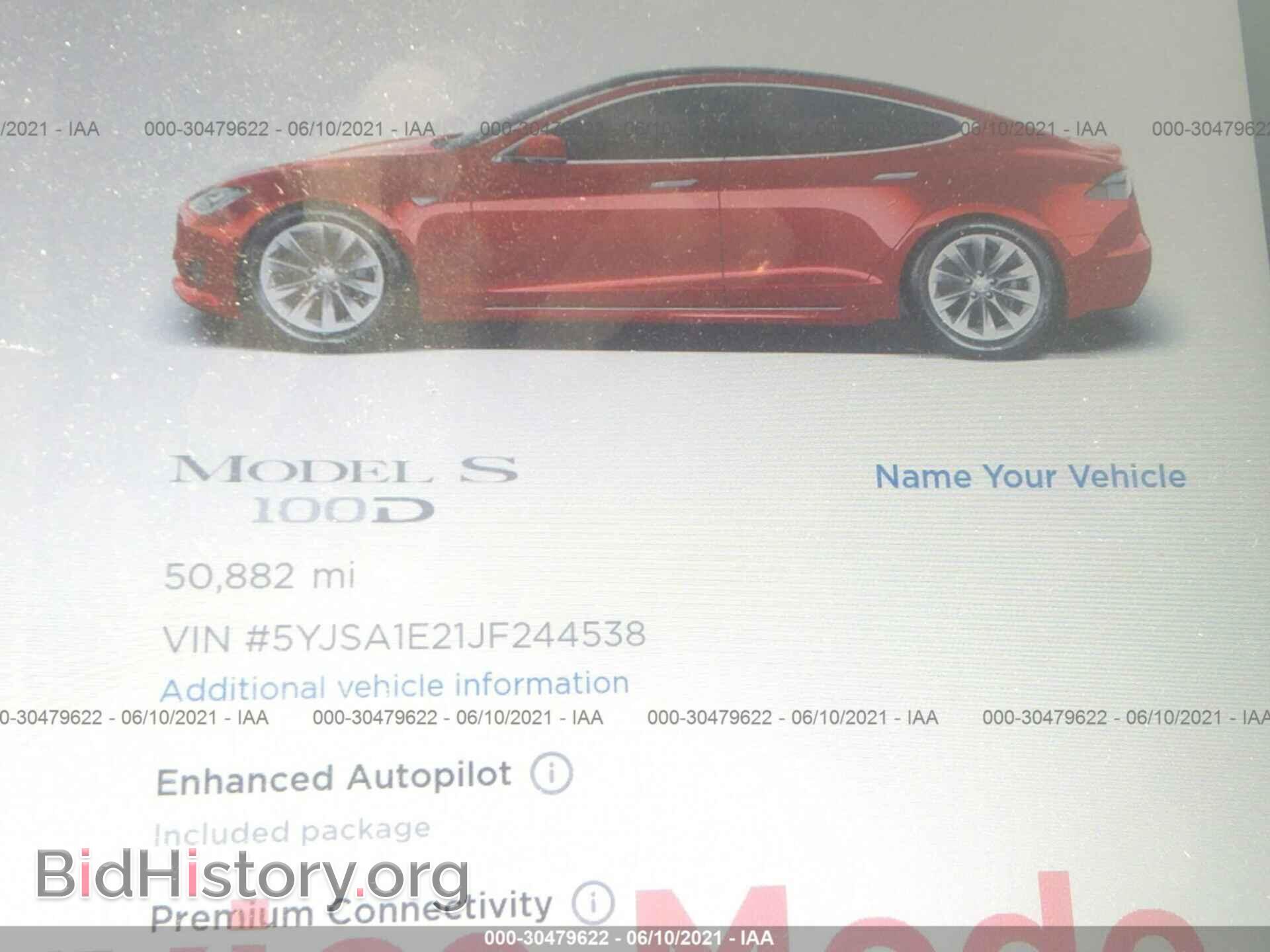 2018 TESLA MODEL S - VIN: 5YJSA1E21JF244538 - Photo 7