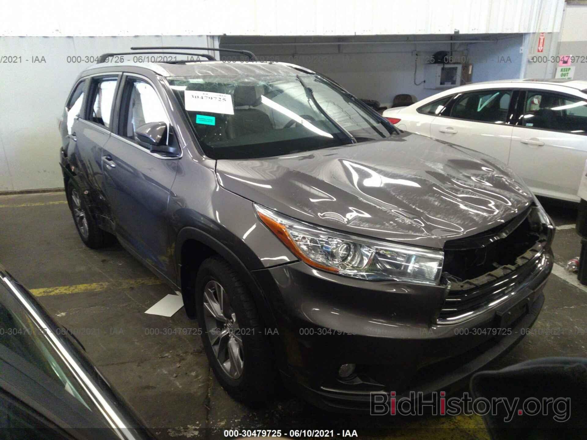 Фотография 5TDJKRFH1FS138751 - TOYOTA HIGHLANDER 2015