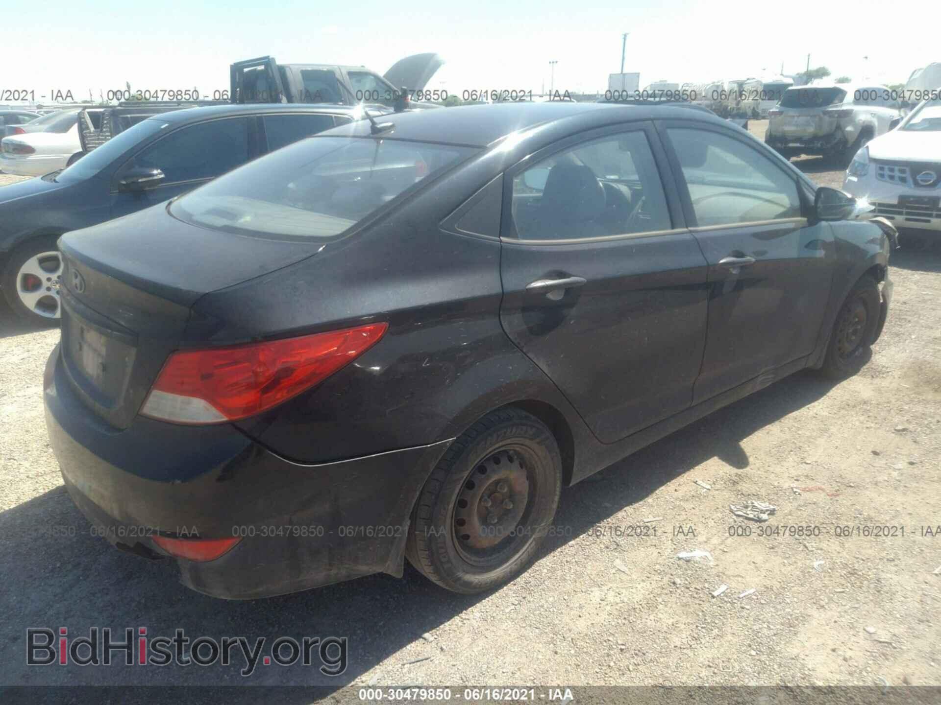 2013 HYUNDAI ACCENT - VIN: KMHCT4AE7DU310324 - Фото 4
