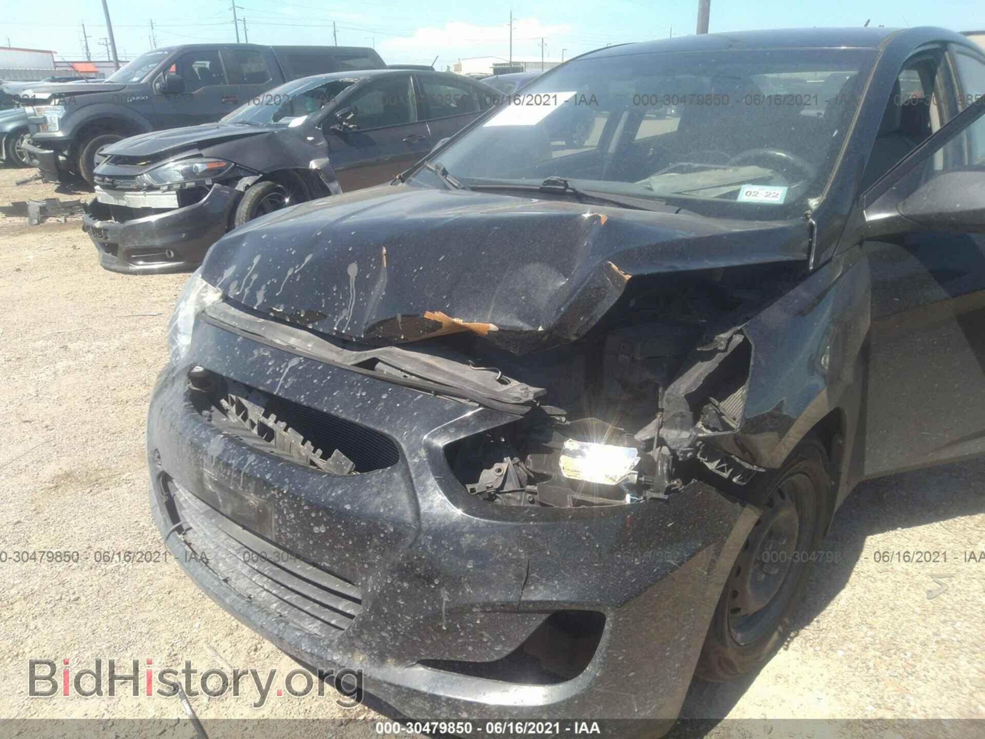 2013 HYUNDAI ACCENT - VIN: KMHCT4AE7DU310324 - Фото 6