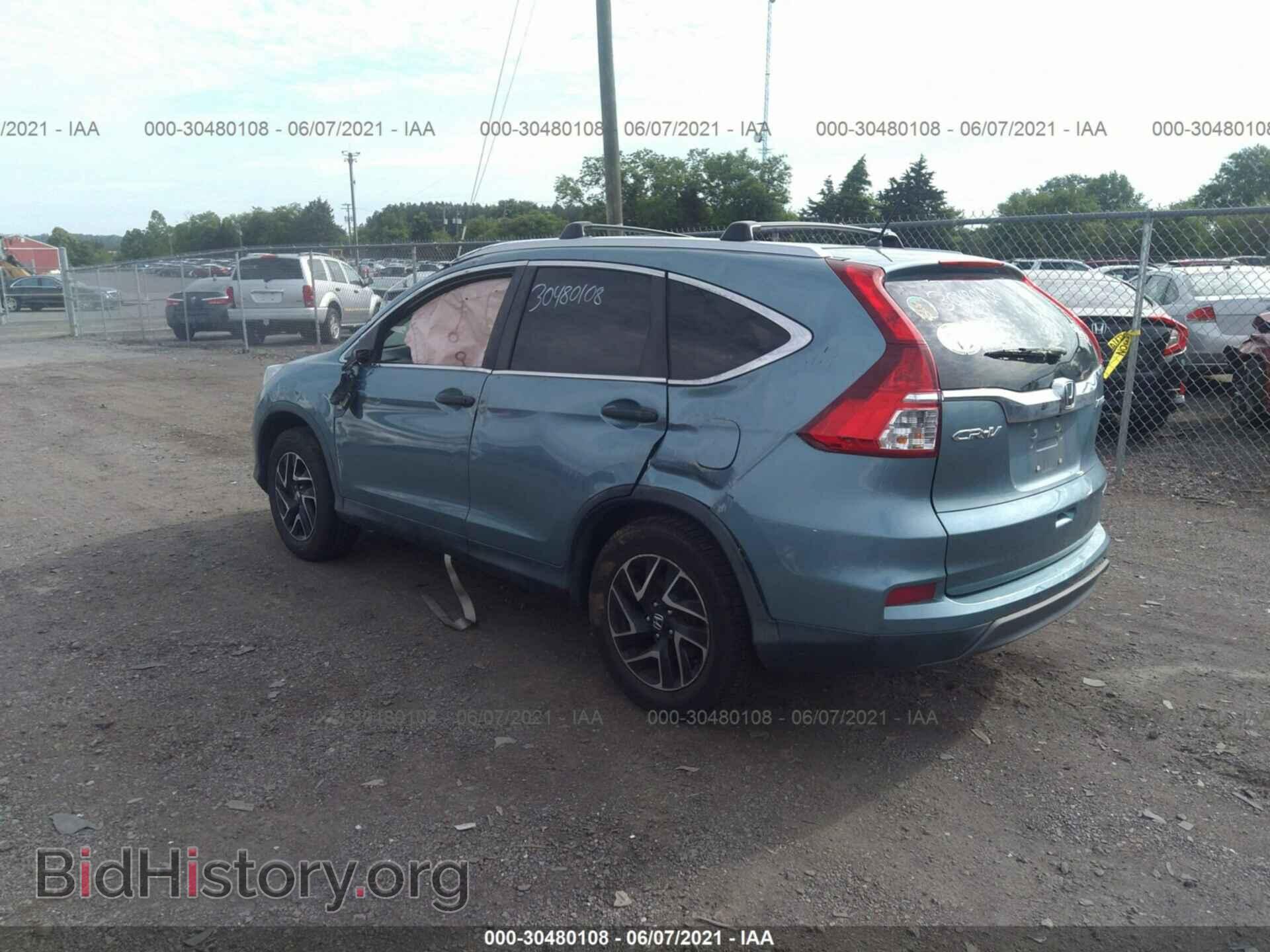 2016 HONDA CR-V - VIN: 2HKRM4H40GH641107 - Фото 3